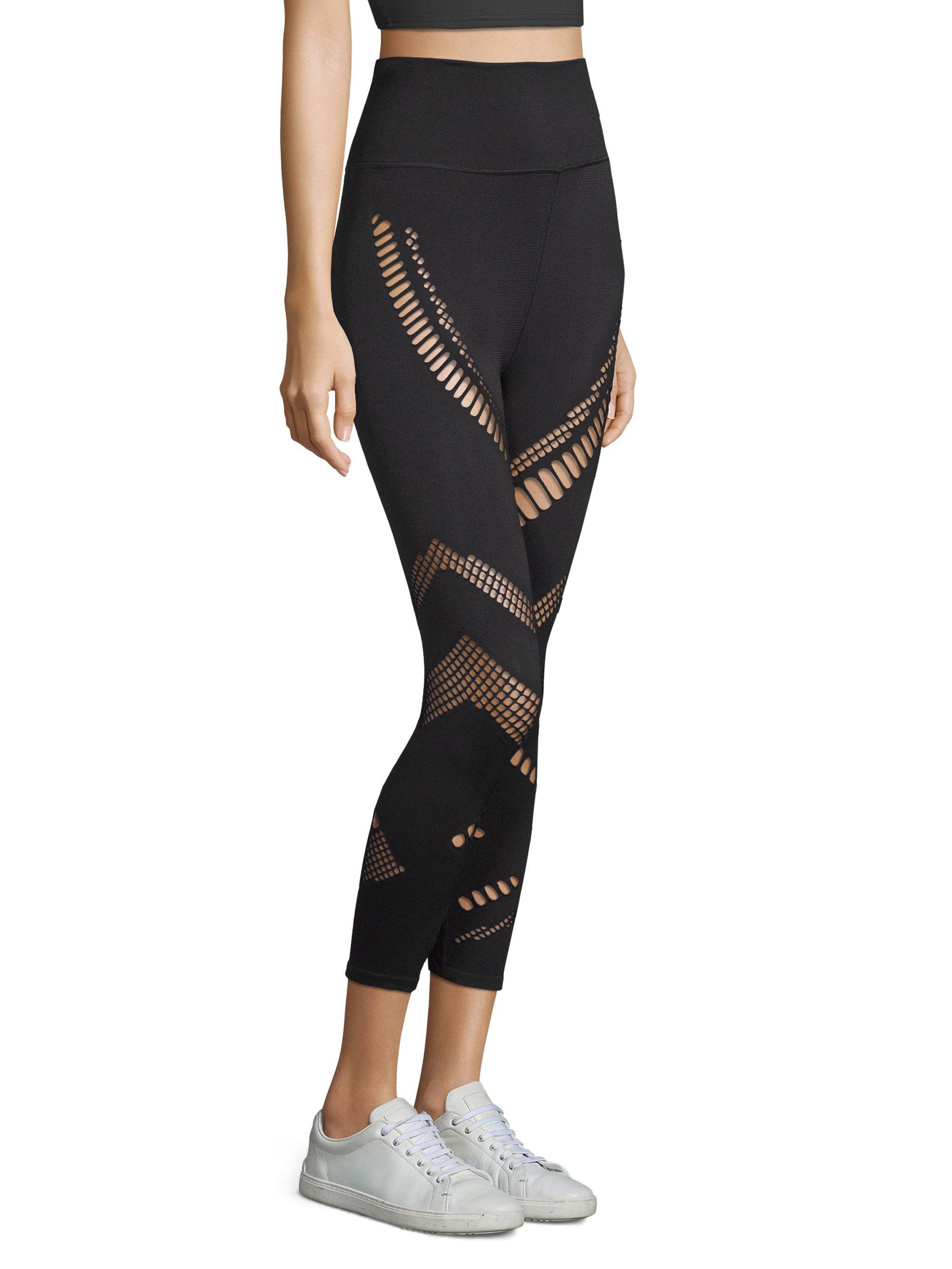 Alo Yoga High Waist Seamless Radiance Capri Legging in Black | Lyst