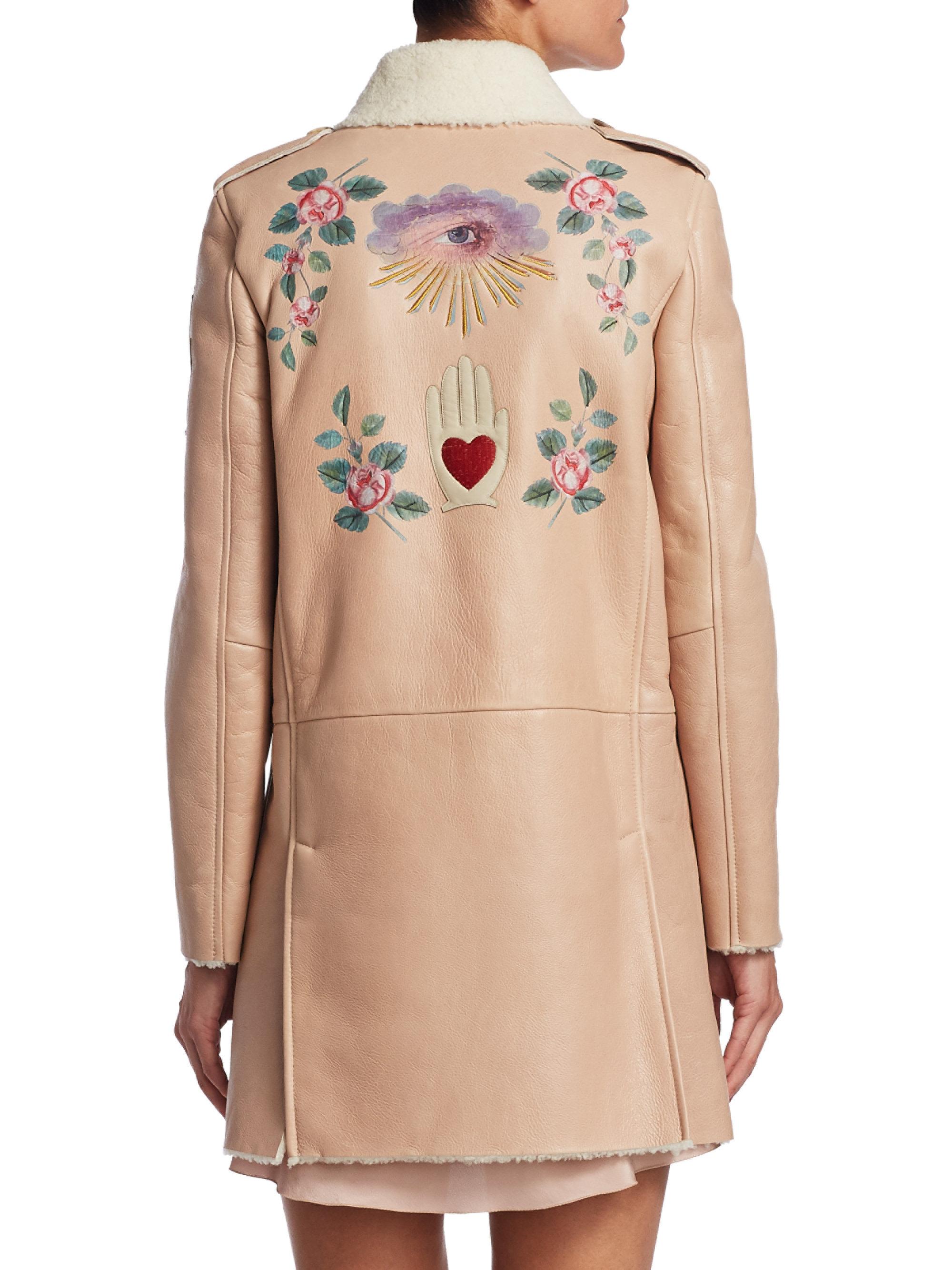 valentino shearling jacket