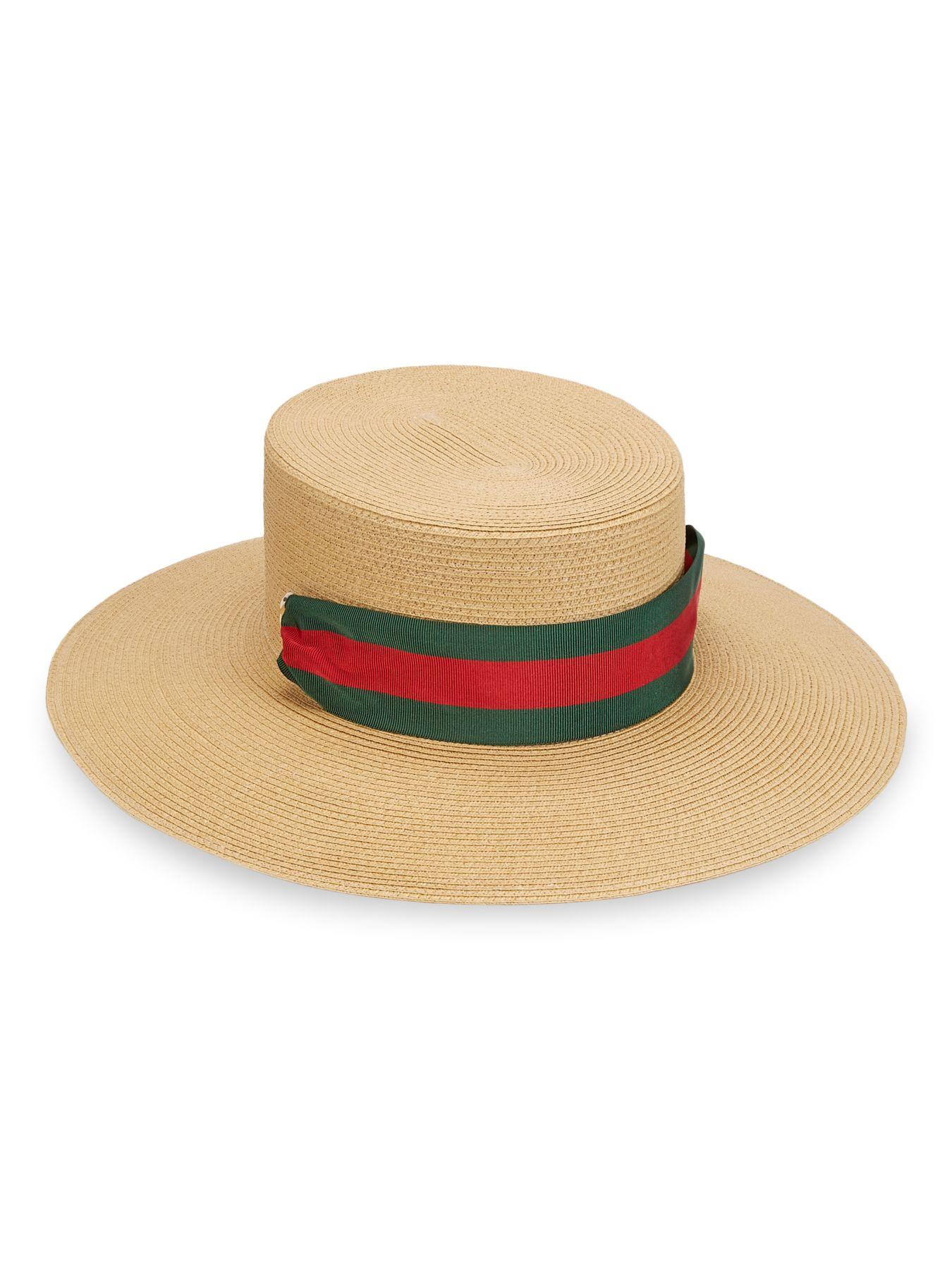 gucci boater hat