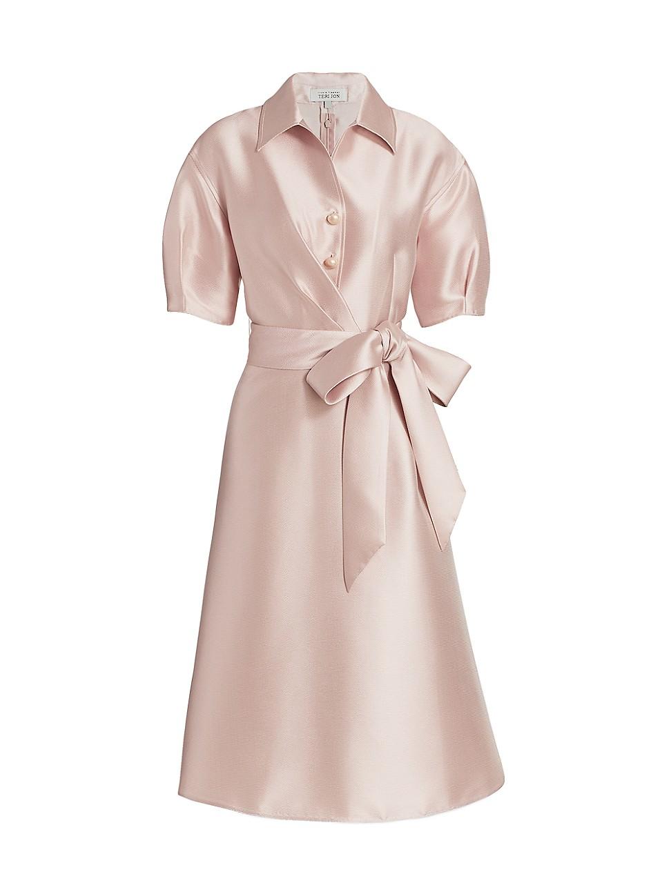 Synthetic Mecato Pique Tie Shirtdress ...