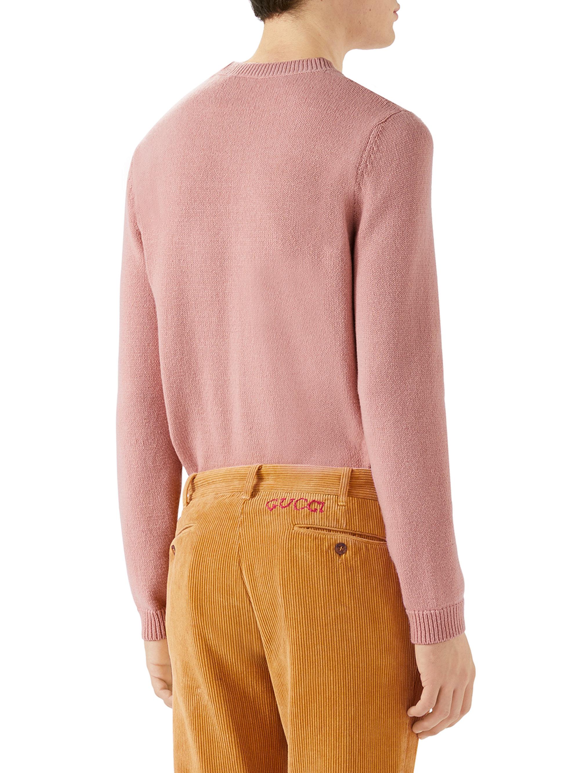 gucci wool sweater with teddy bear