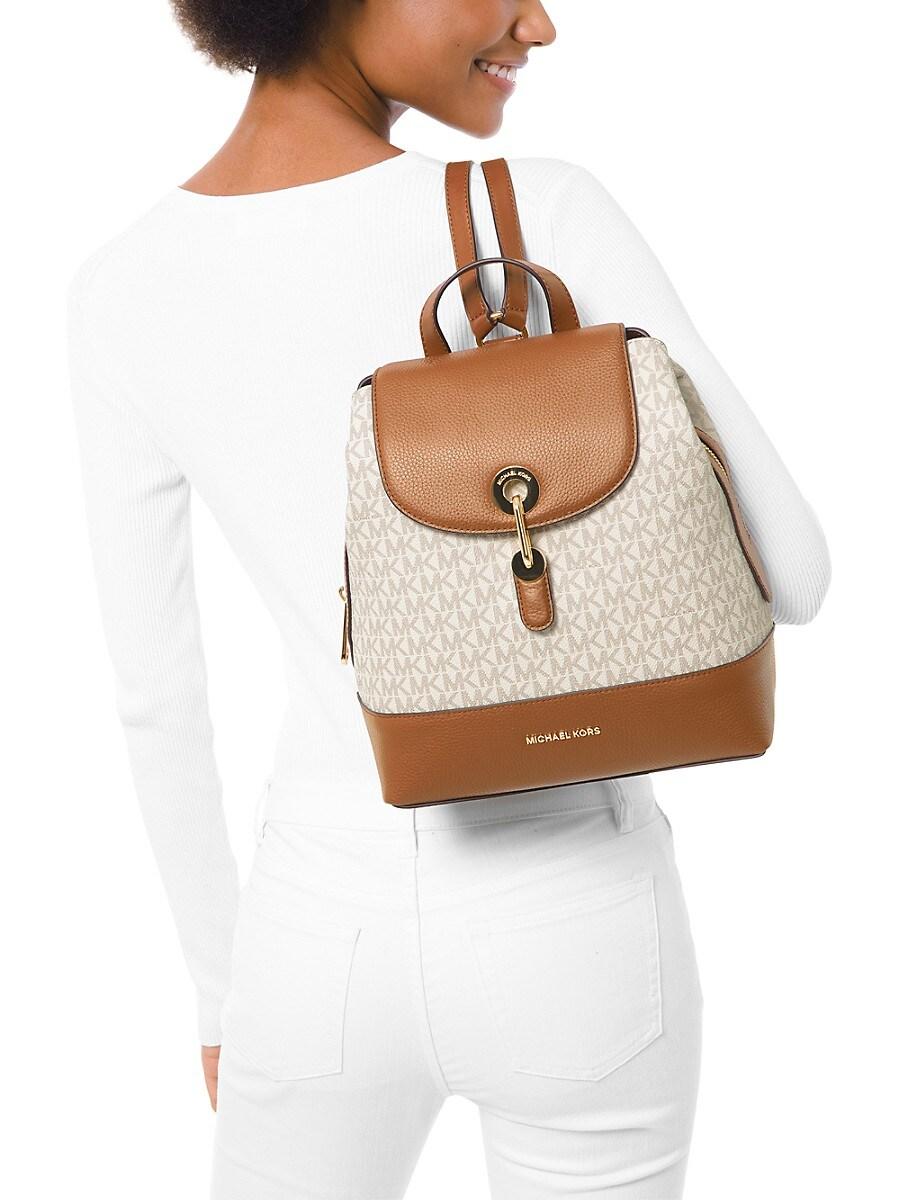 michael kors raven backpack