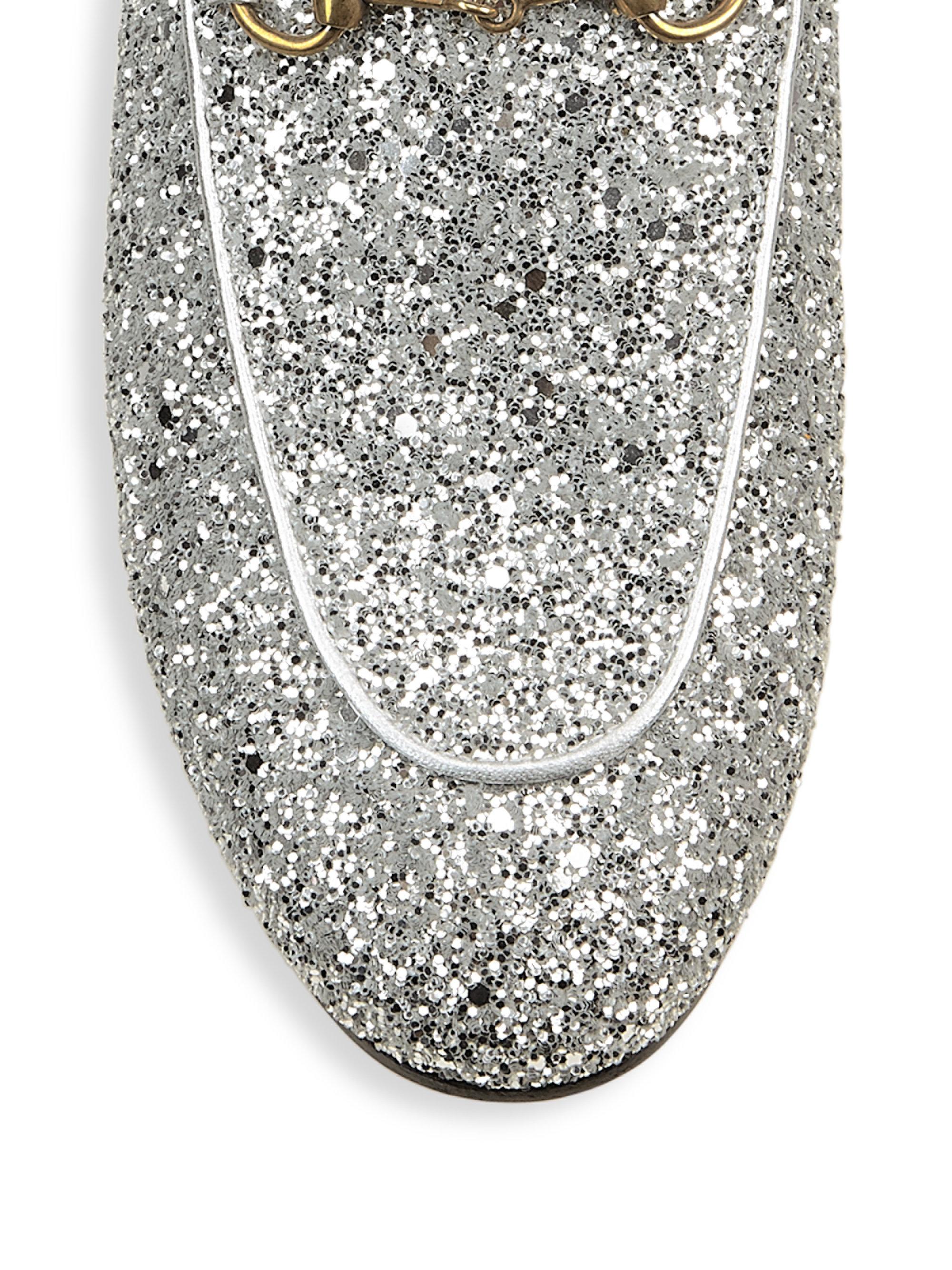 gucci princetown glitter mule