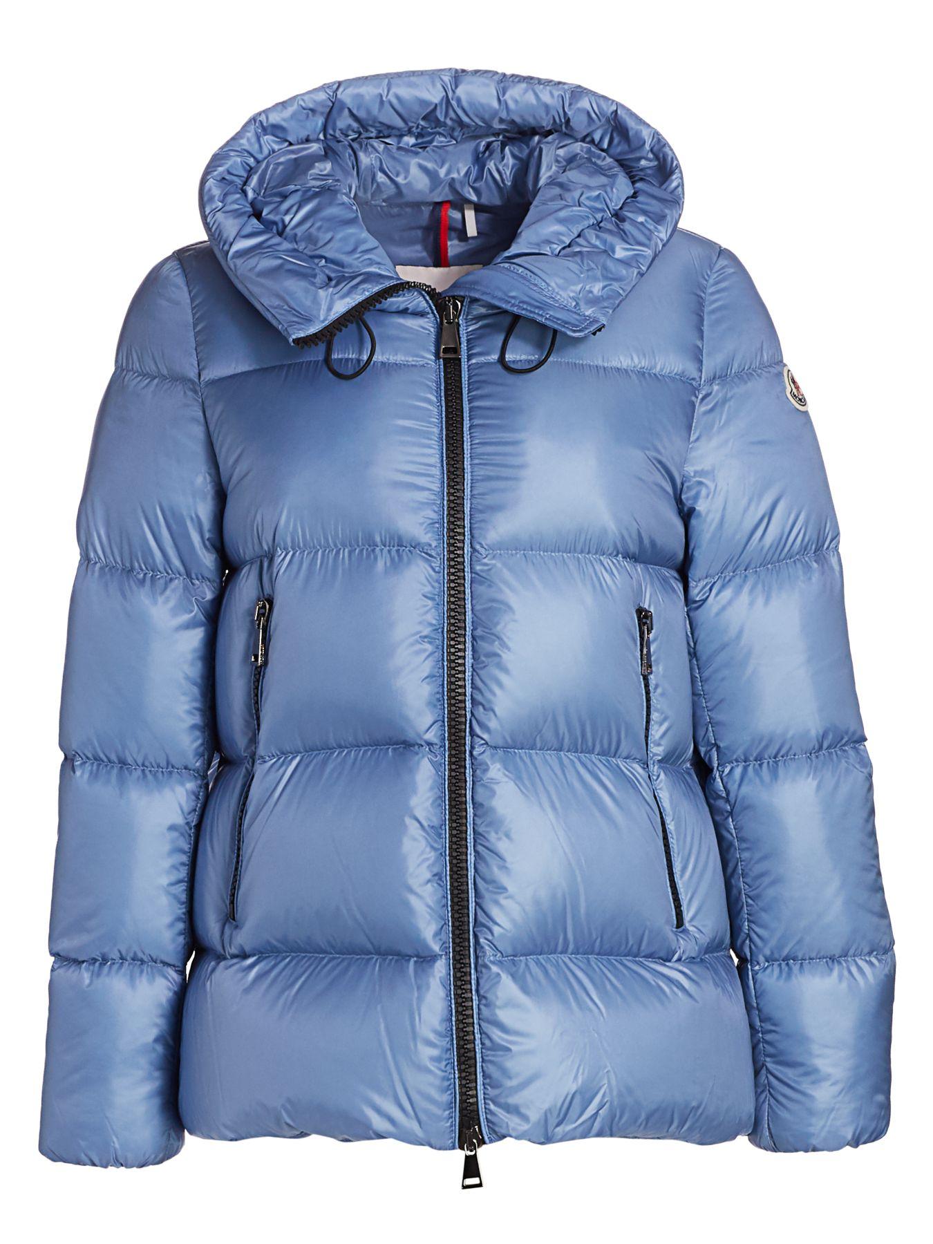 Moncler Seritte Puffer Jacket in Blue - Lyst