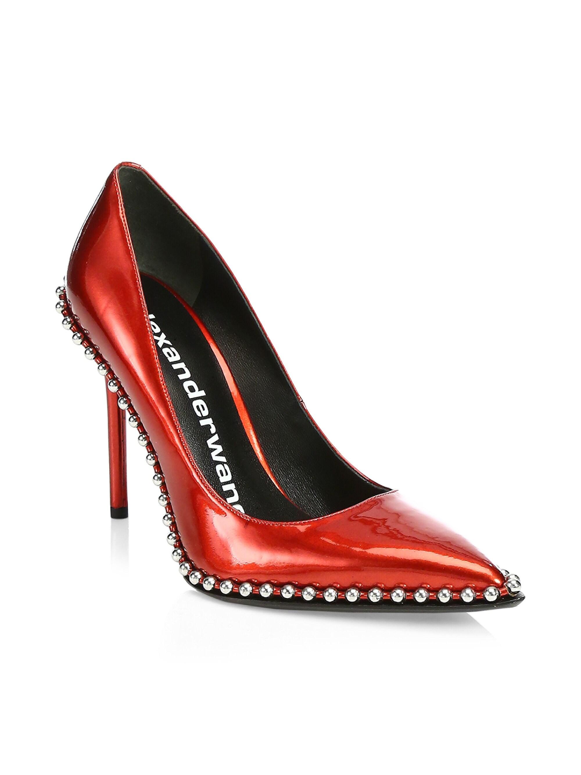 alexander wang red heels