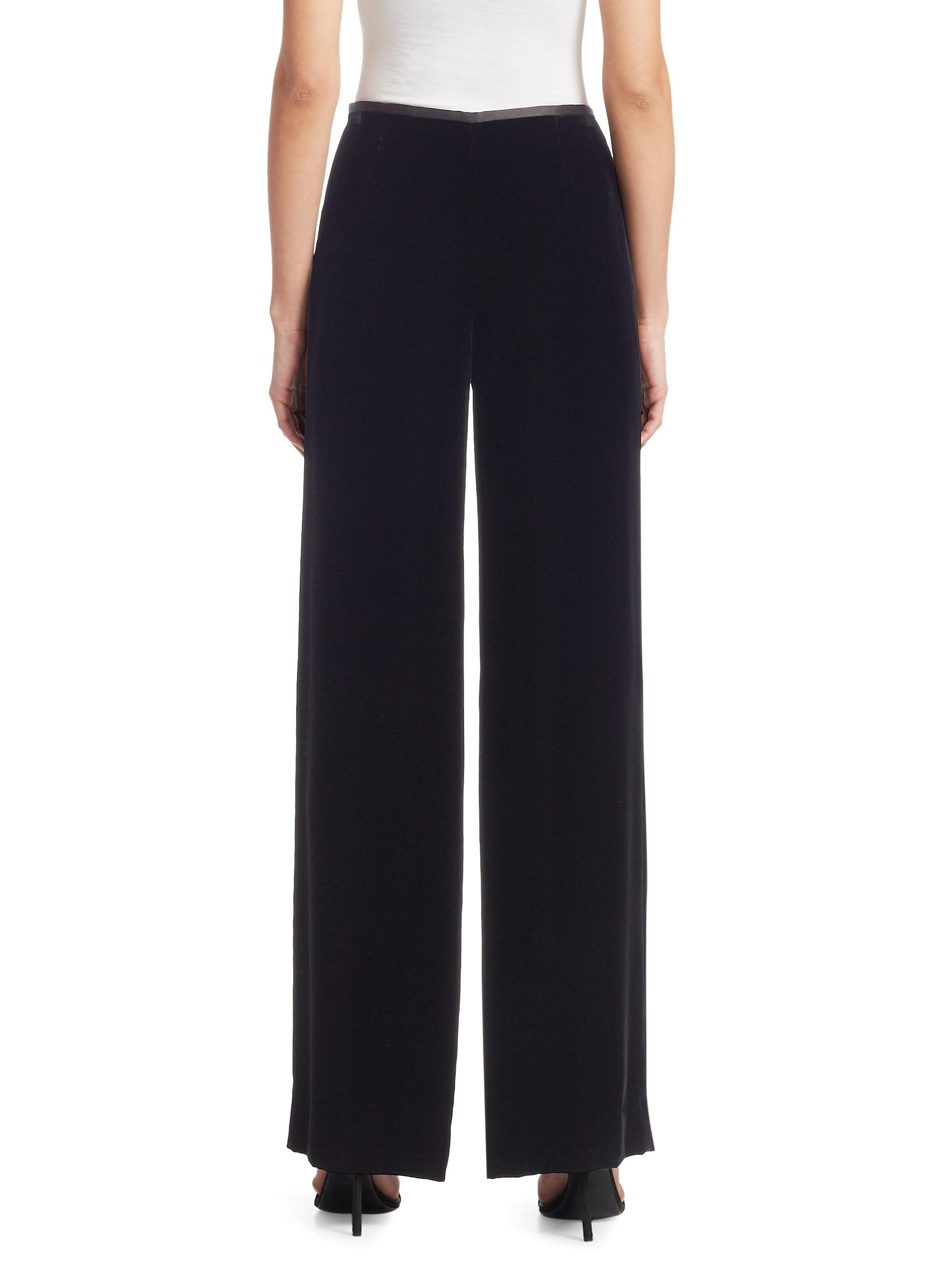 armani velvet pants