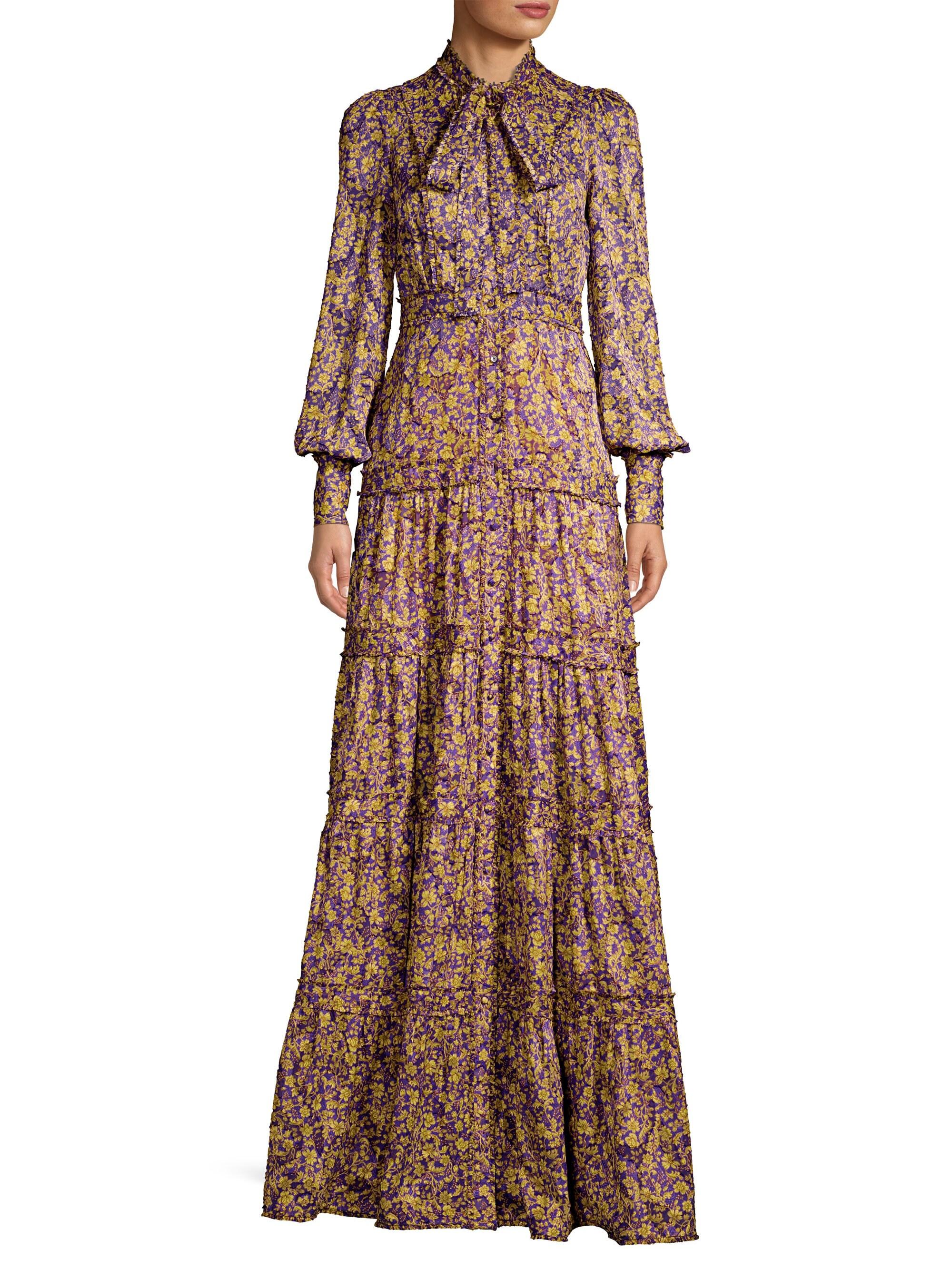 alexis margeaux floral maxi dress