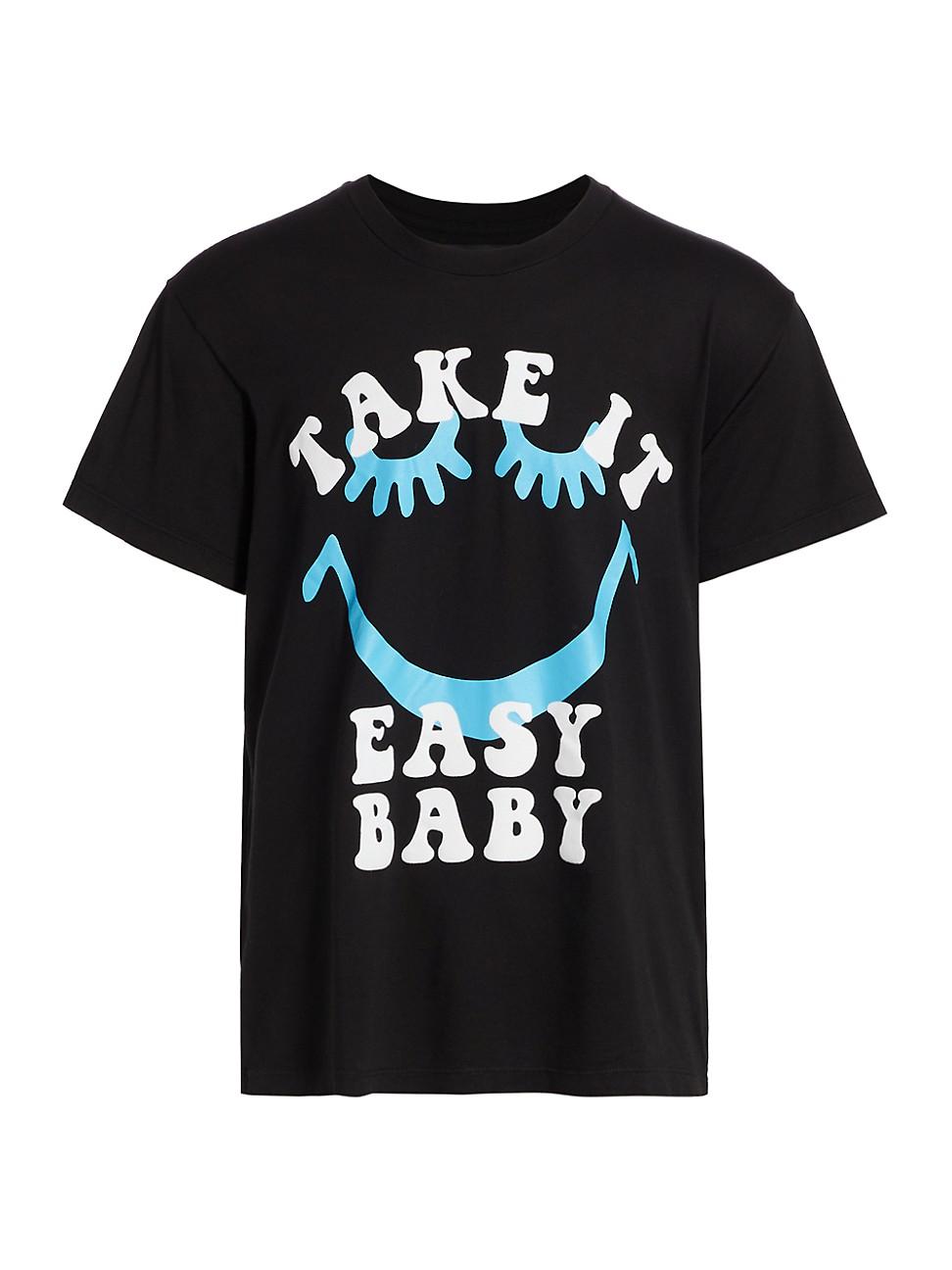 Amiri Take It Easy Baby Graphic Tshirt in Black for Men Lyst
