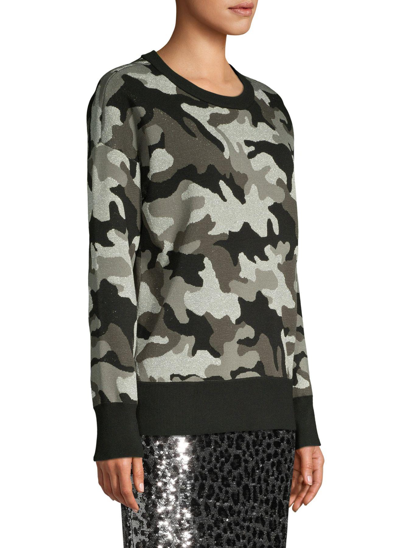 michael kors camo sweater