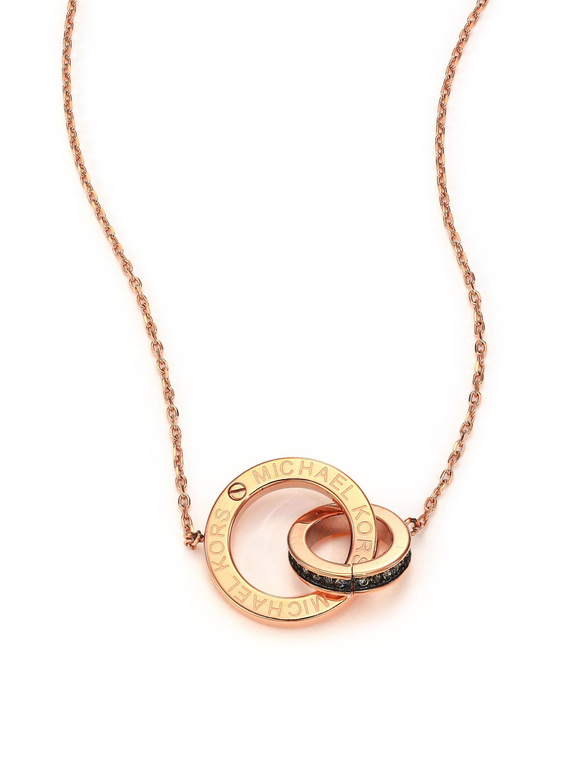 michael kors circle necklace