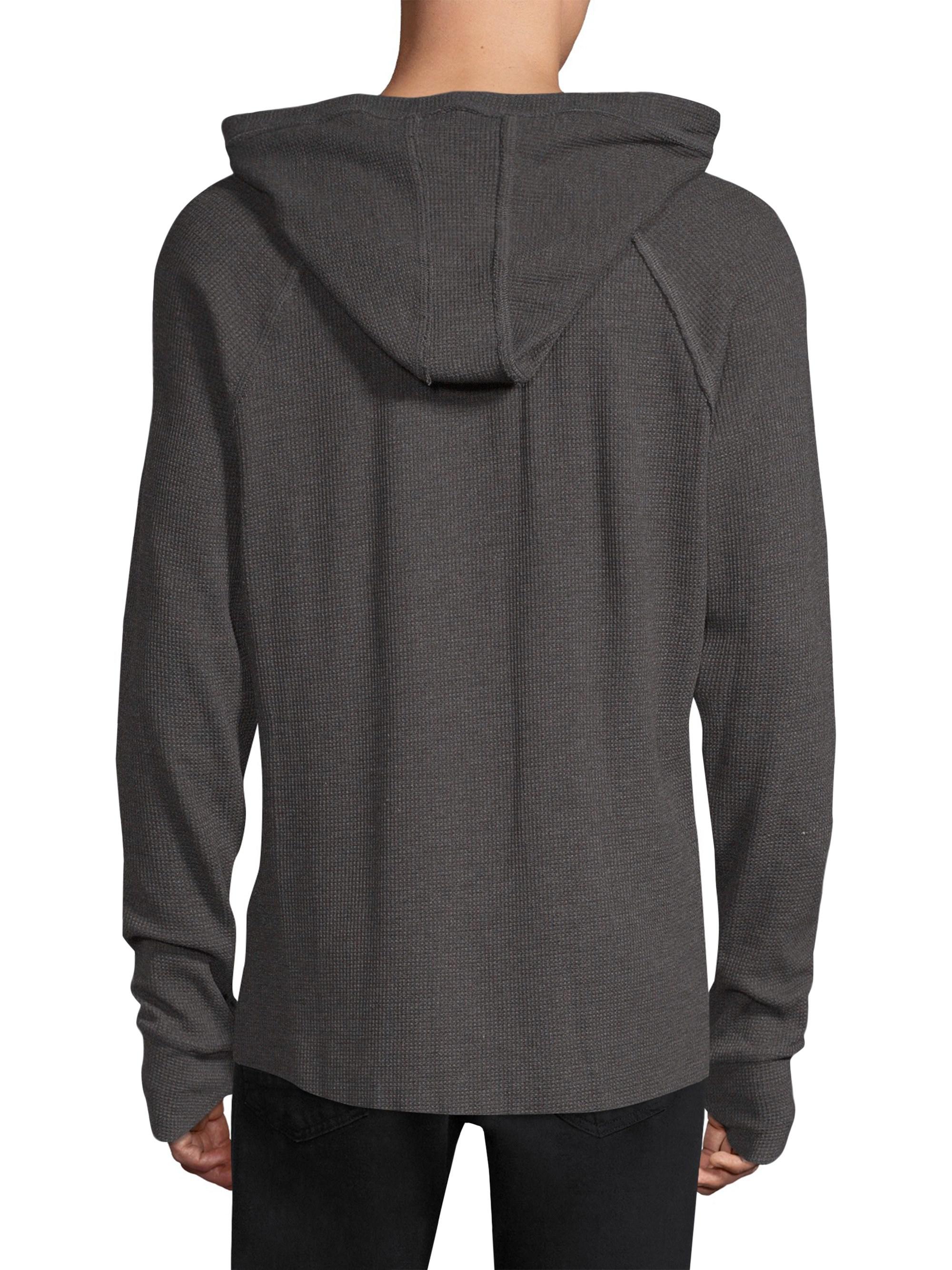 raw grey hoodie