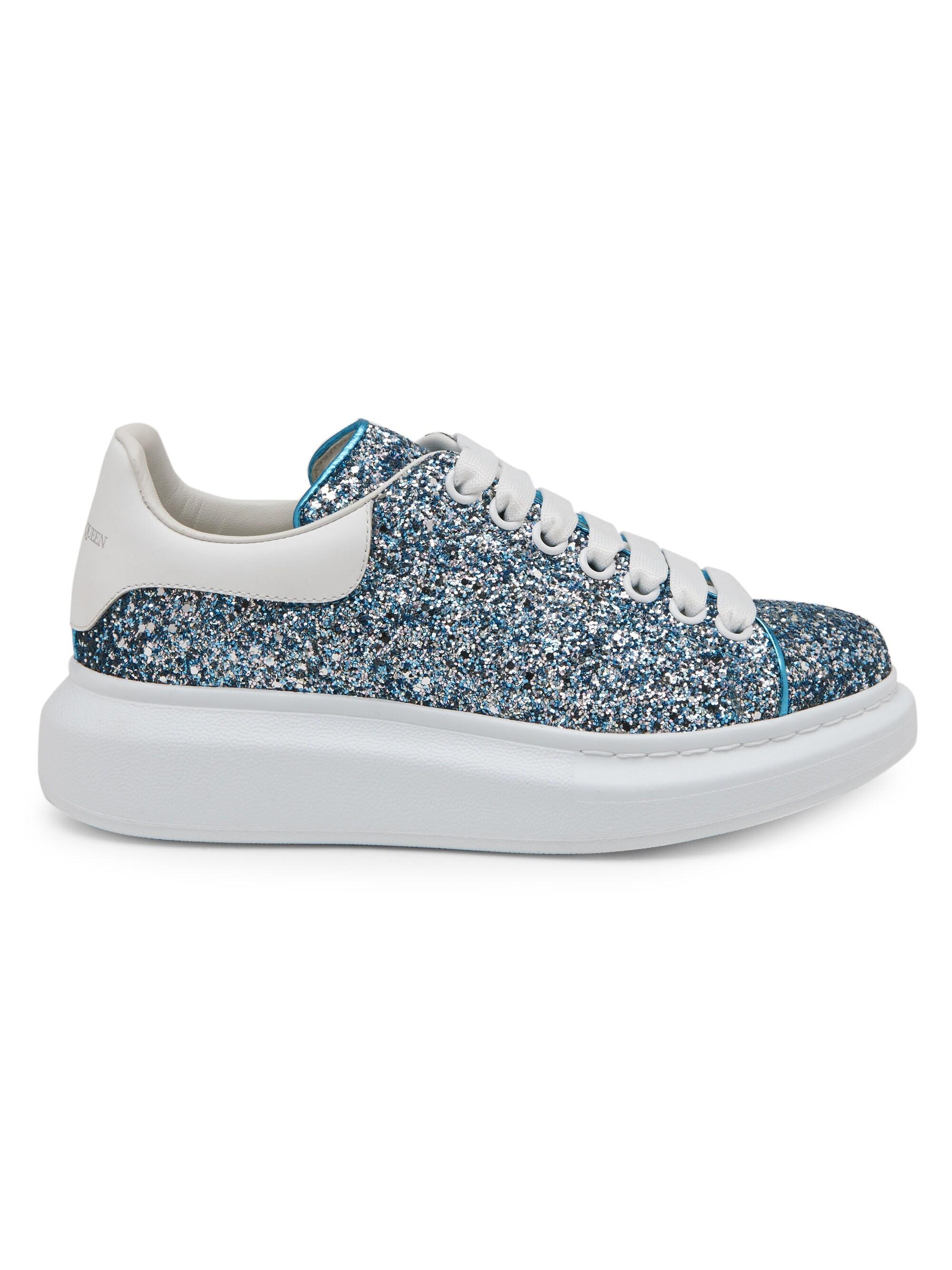 blue glitter mcqueens