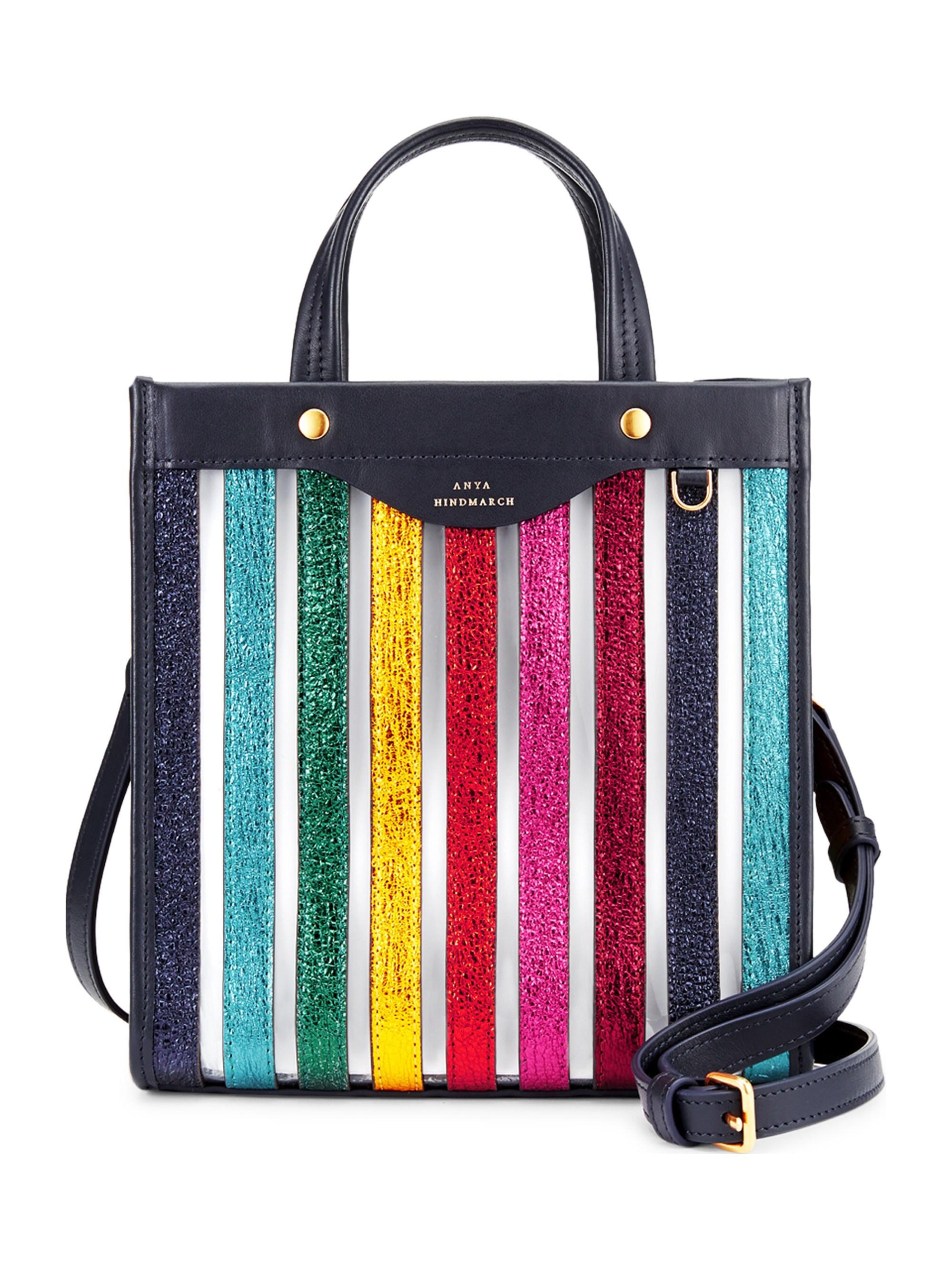 anya hindmarch striped bag