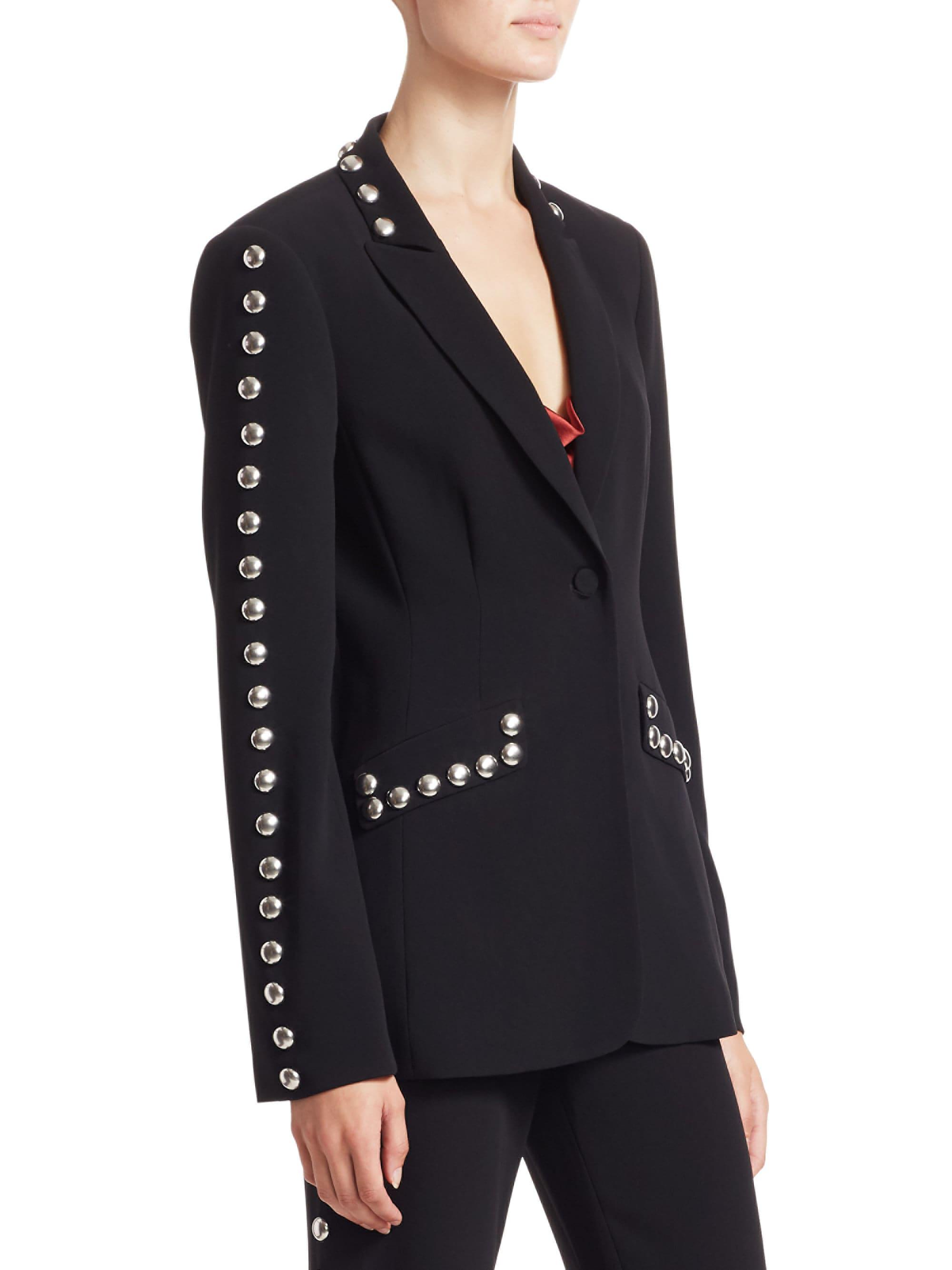 studded blazer
