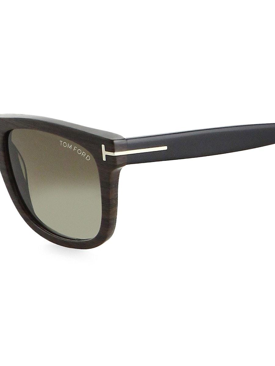 Tom Ford Leo Sunglasses in Black for Men - Lyst