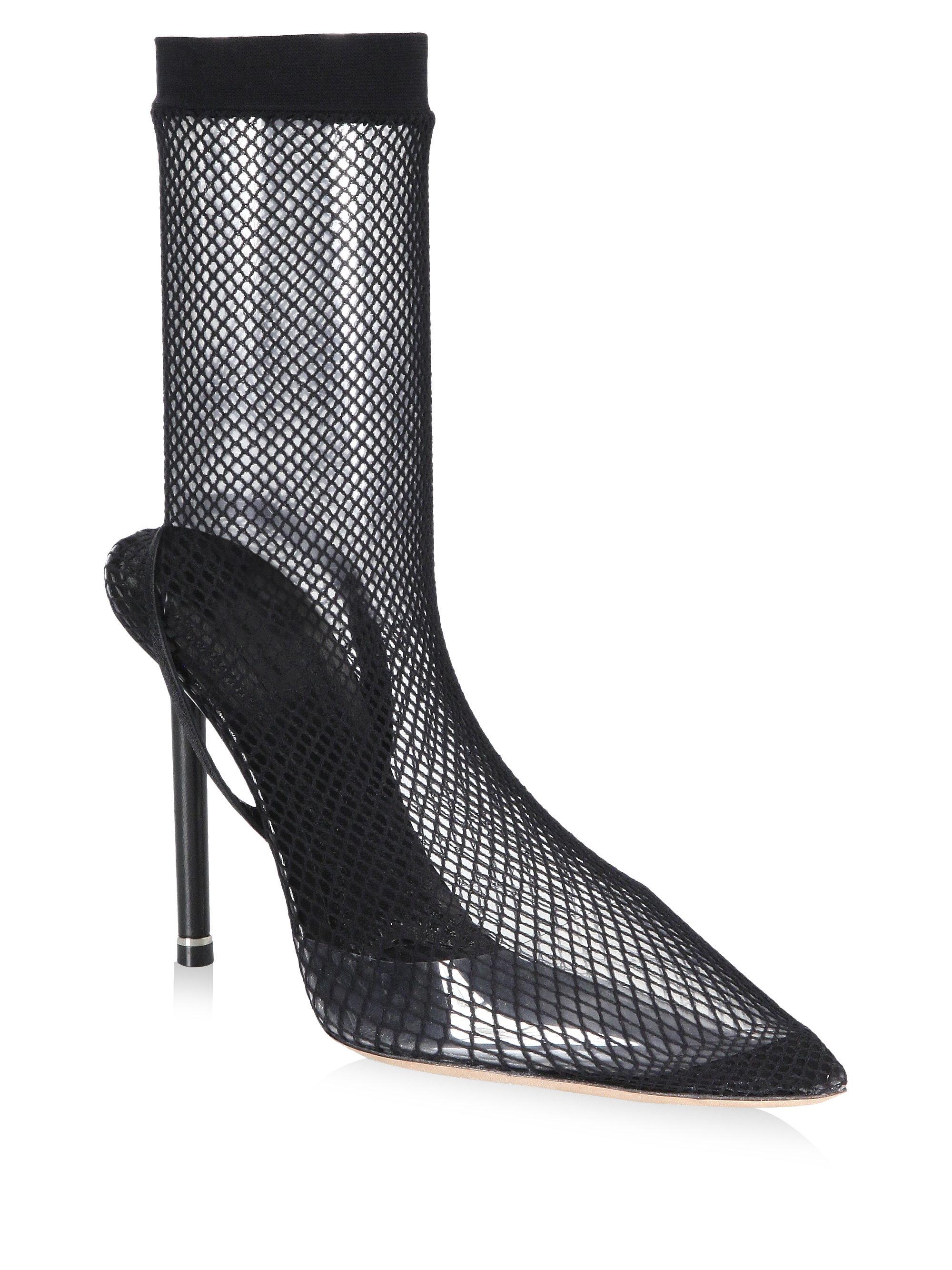 alexander wang fishnet heels