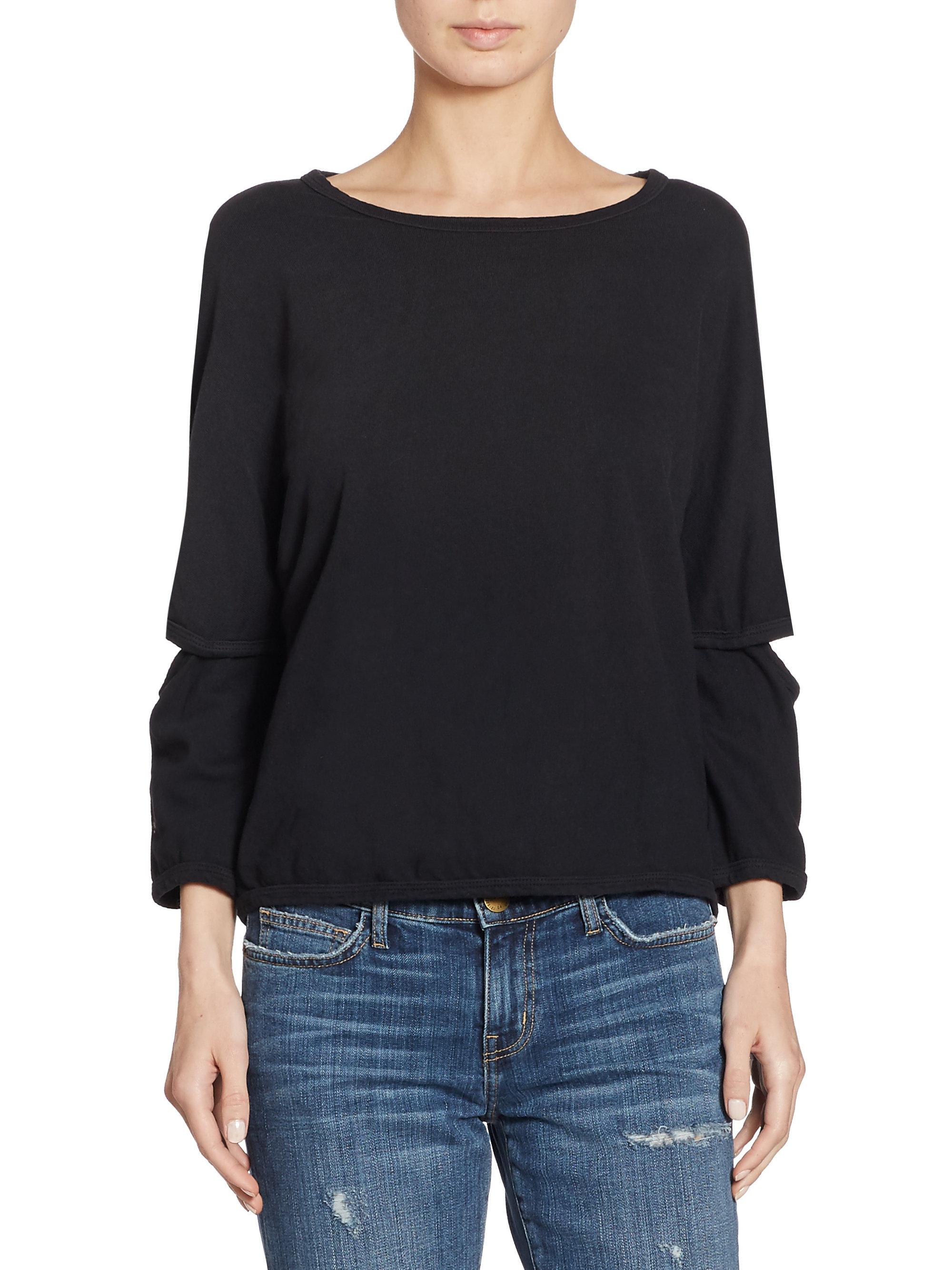 elbow cut out sweater