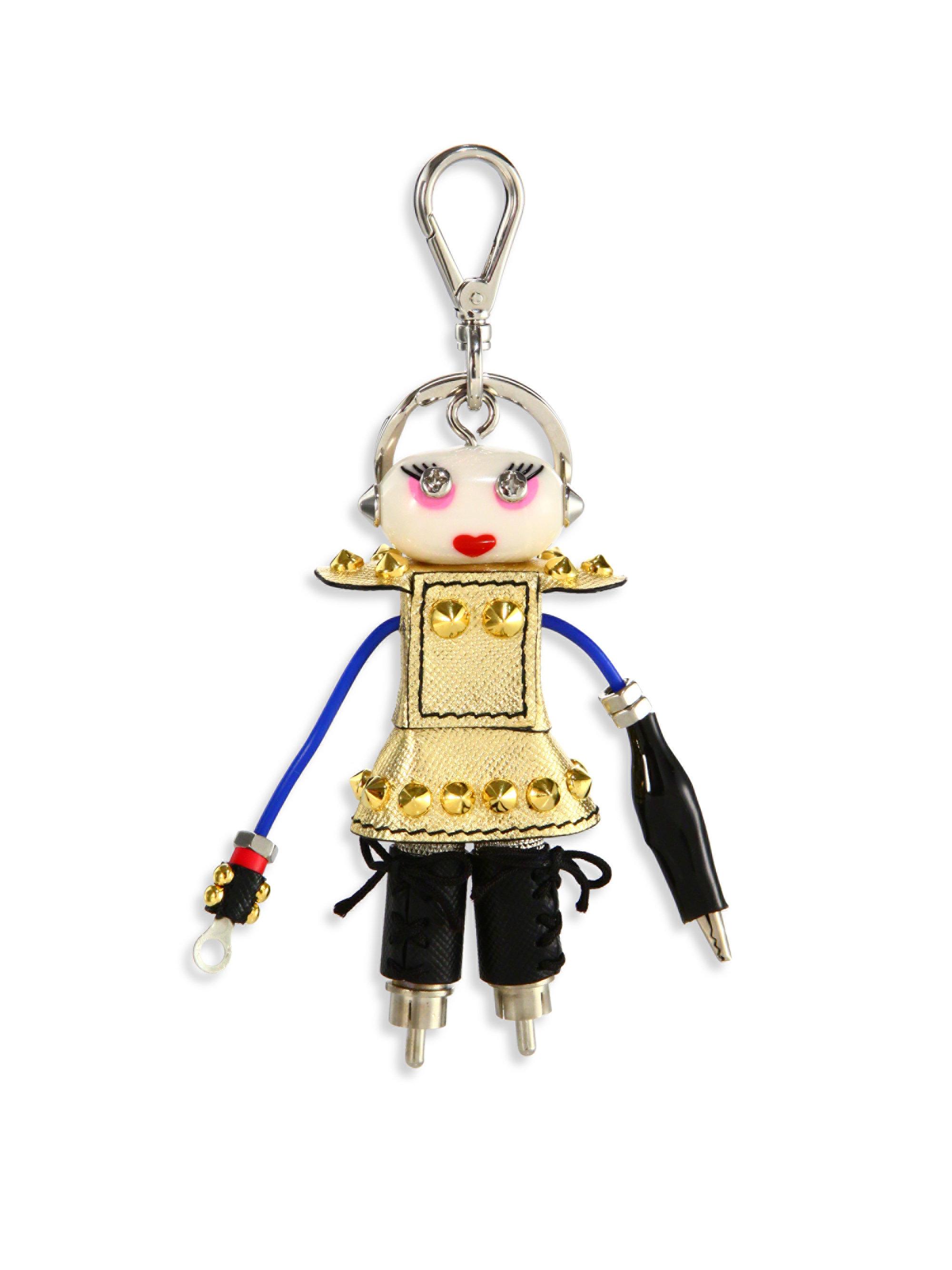 prada robot keychain
