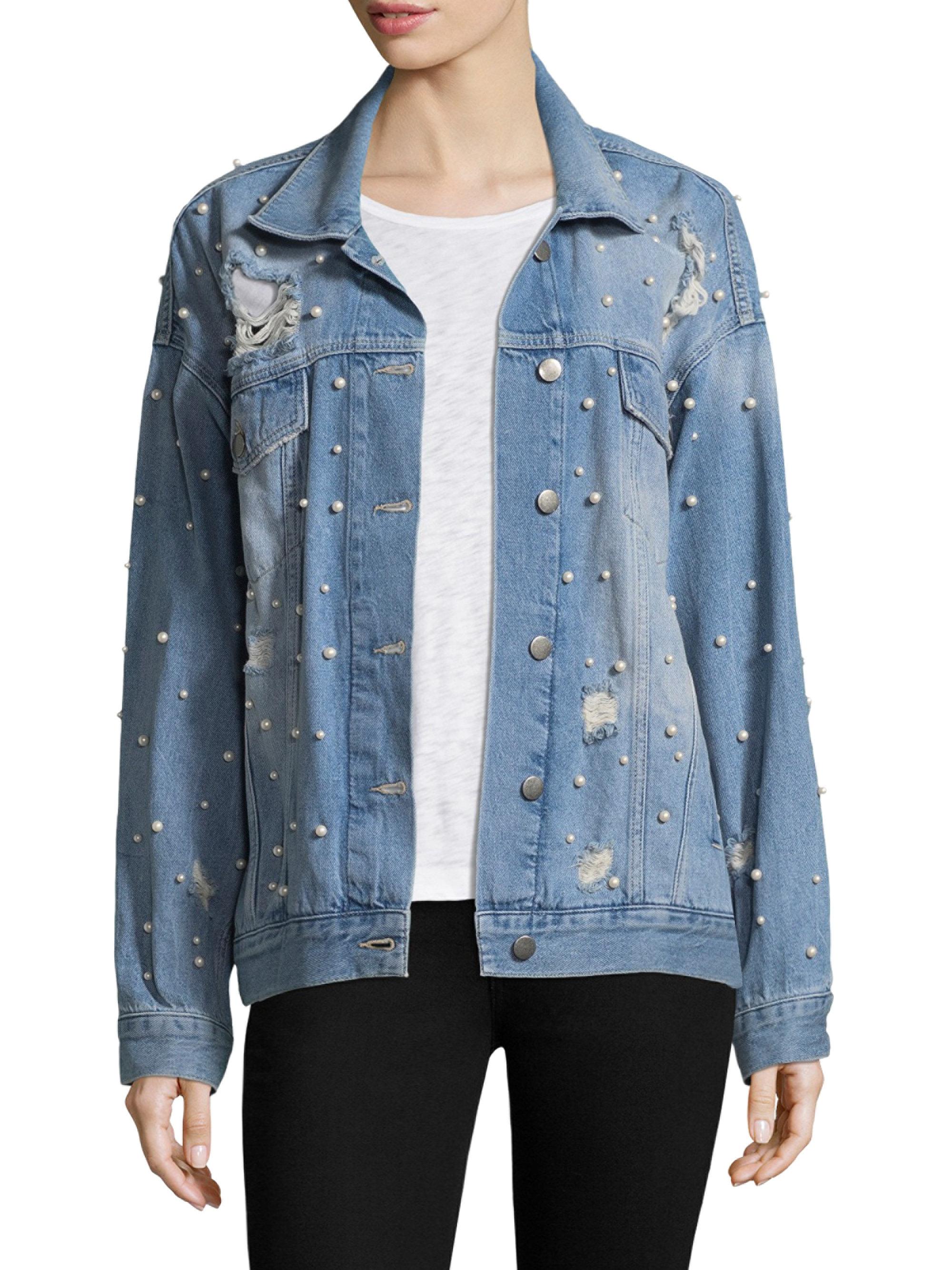 free people sunday funday denim jacket