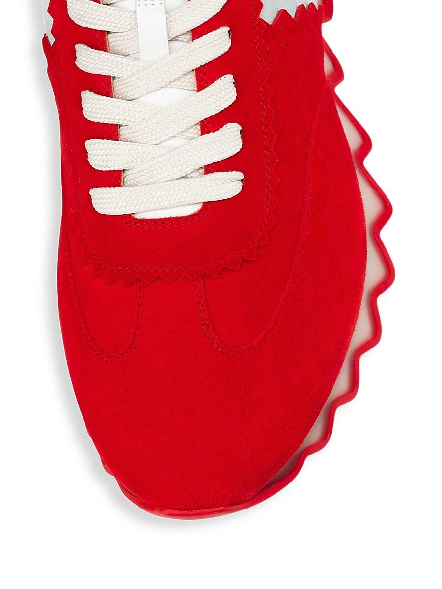 Christian Louboutin Loubishark Sneakers in Red for Men