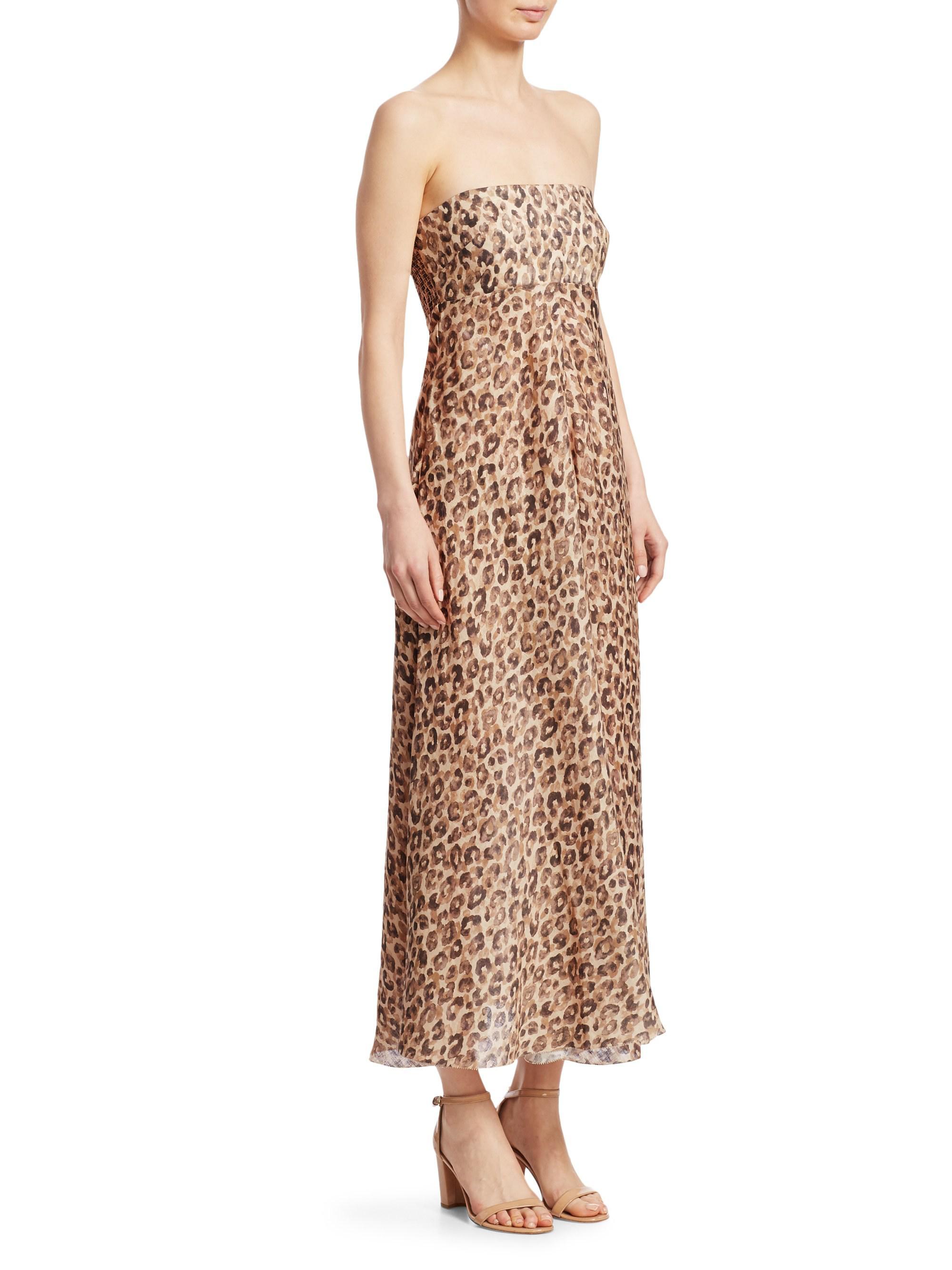 zimmerman strapless dress