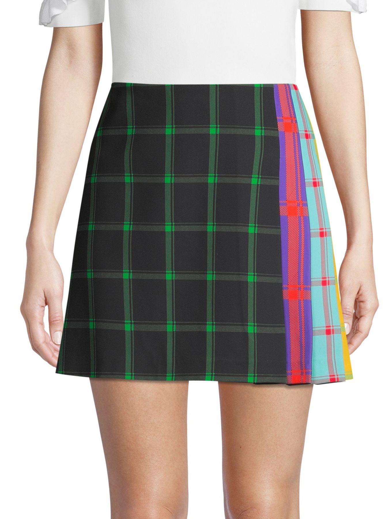 alice and olivia plaid shirt