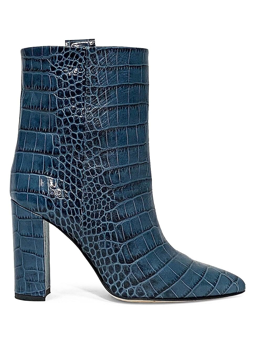 paris texas blue croc boots