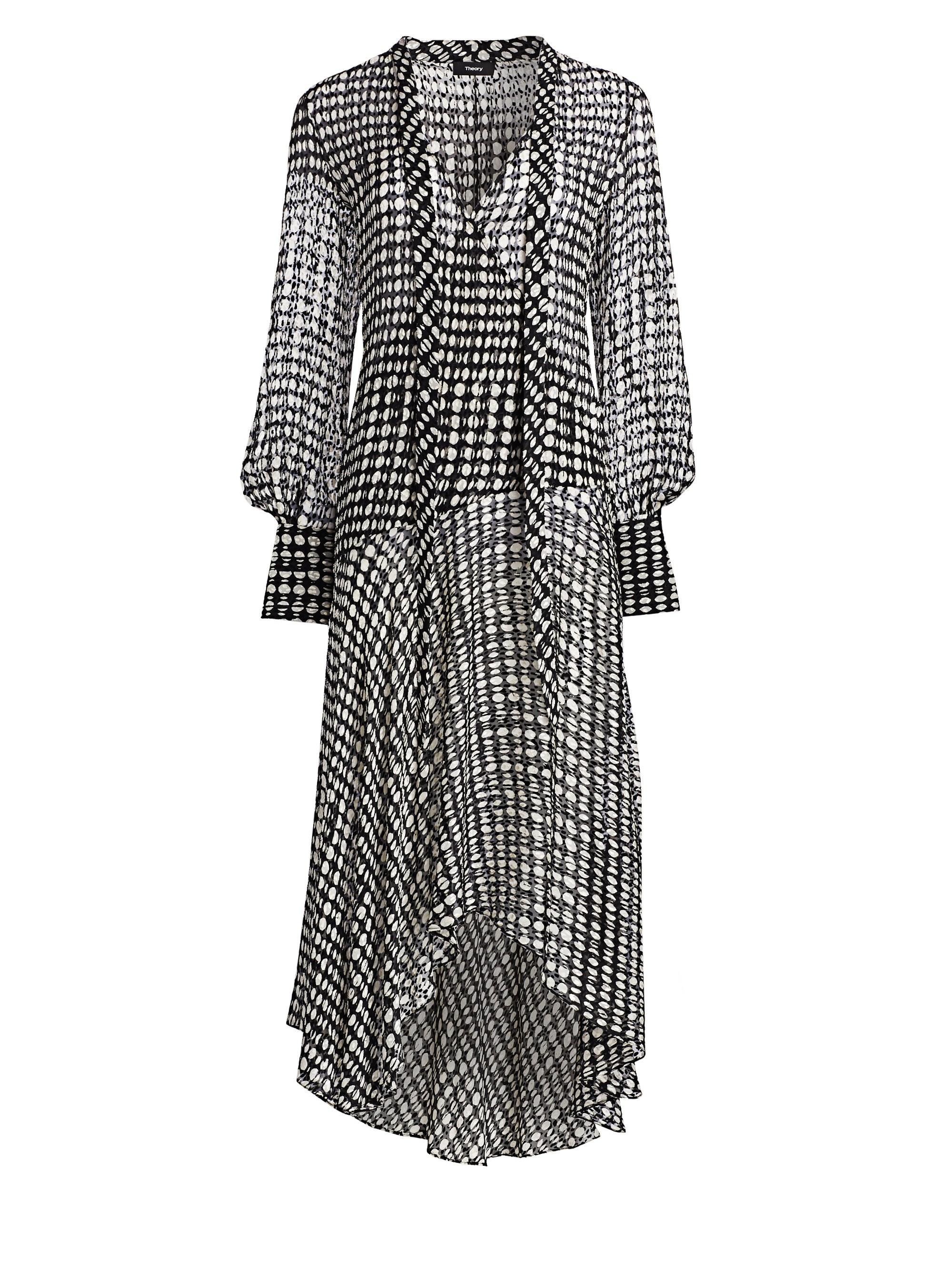 theory scarf wrap dress