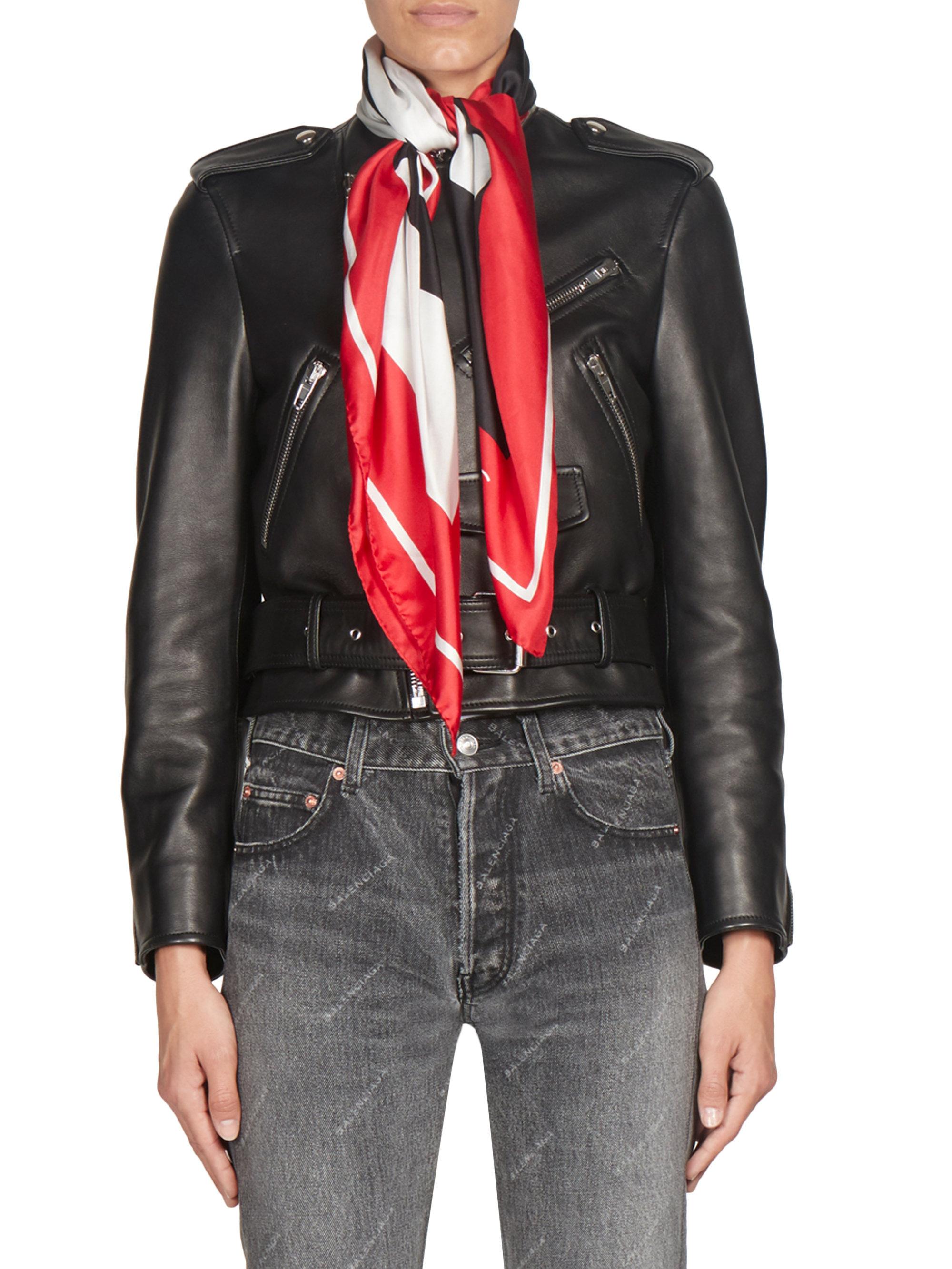 balenciaga biker jeans