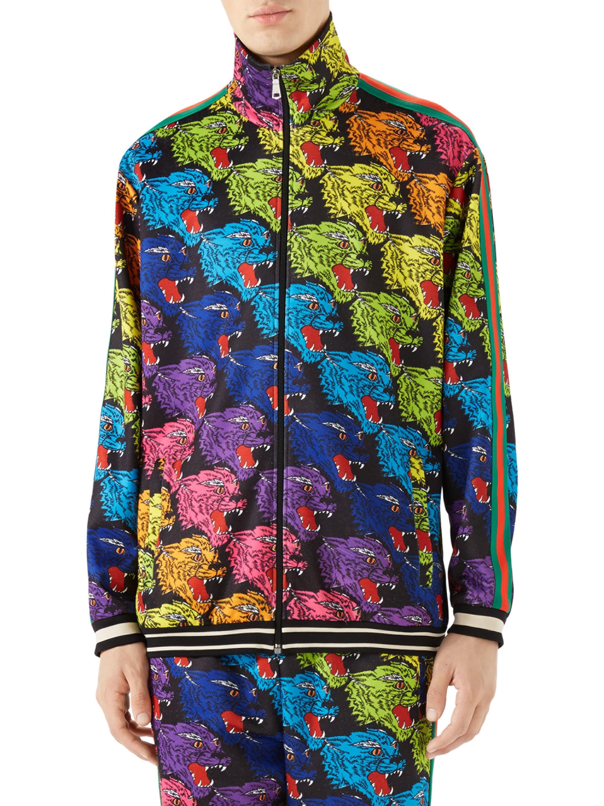 gucci panther face jacket