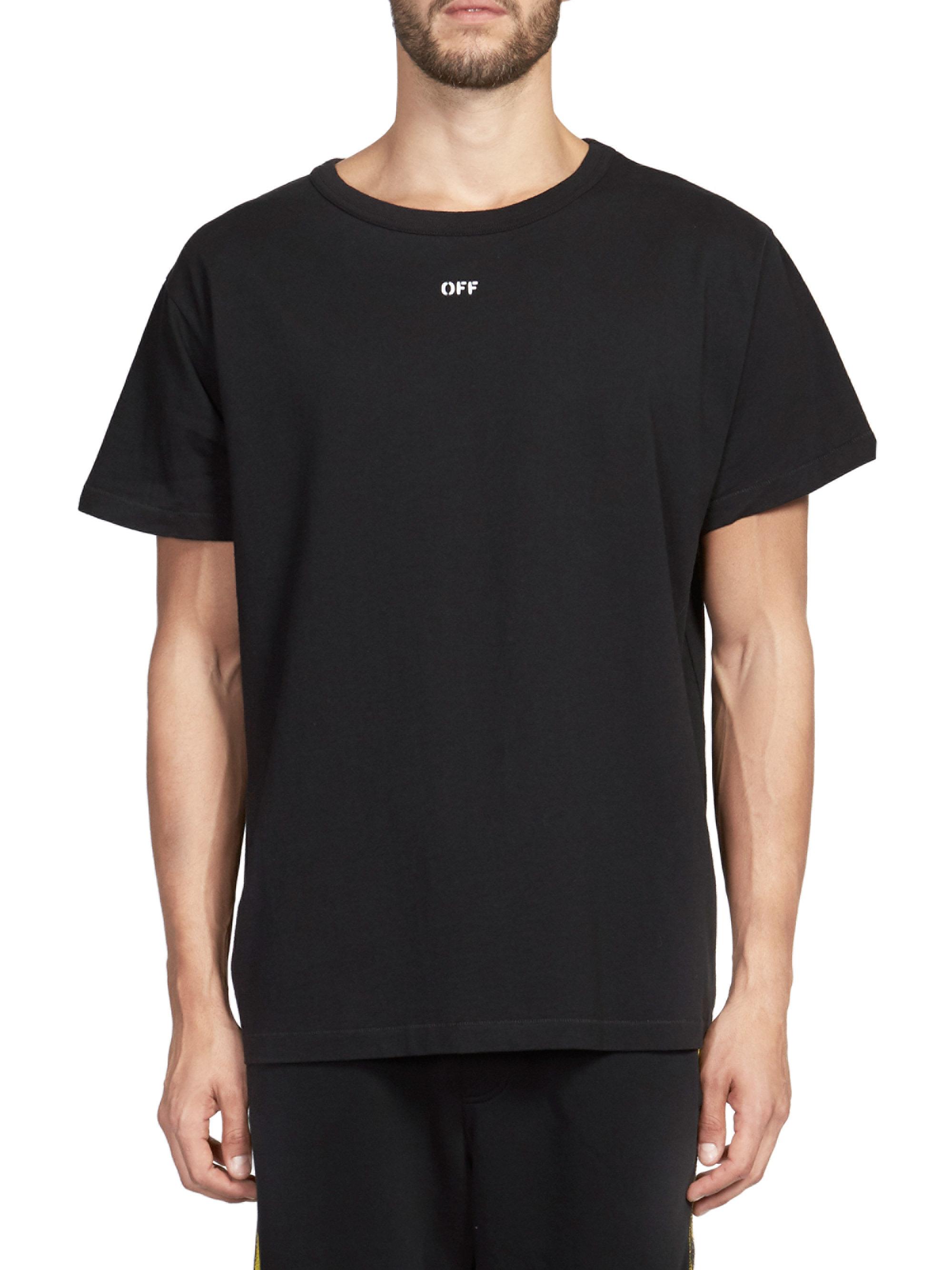 off white arrow hands tee