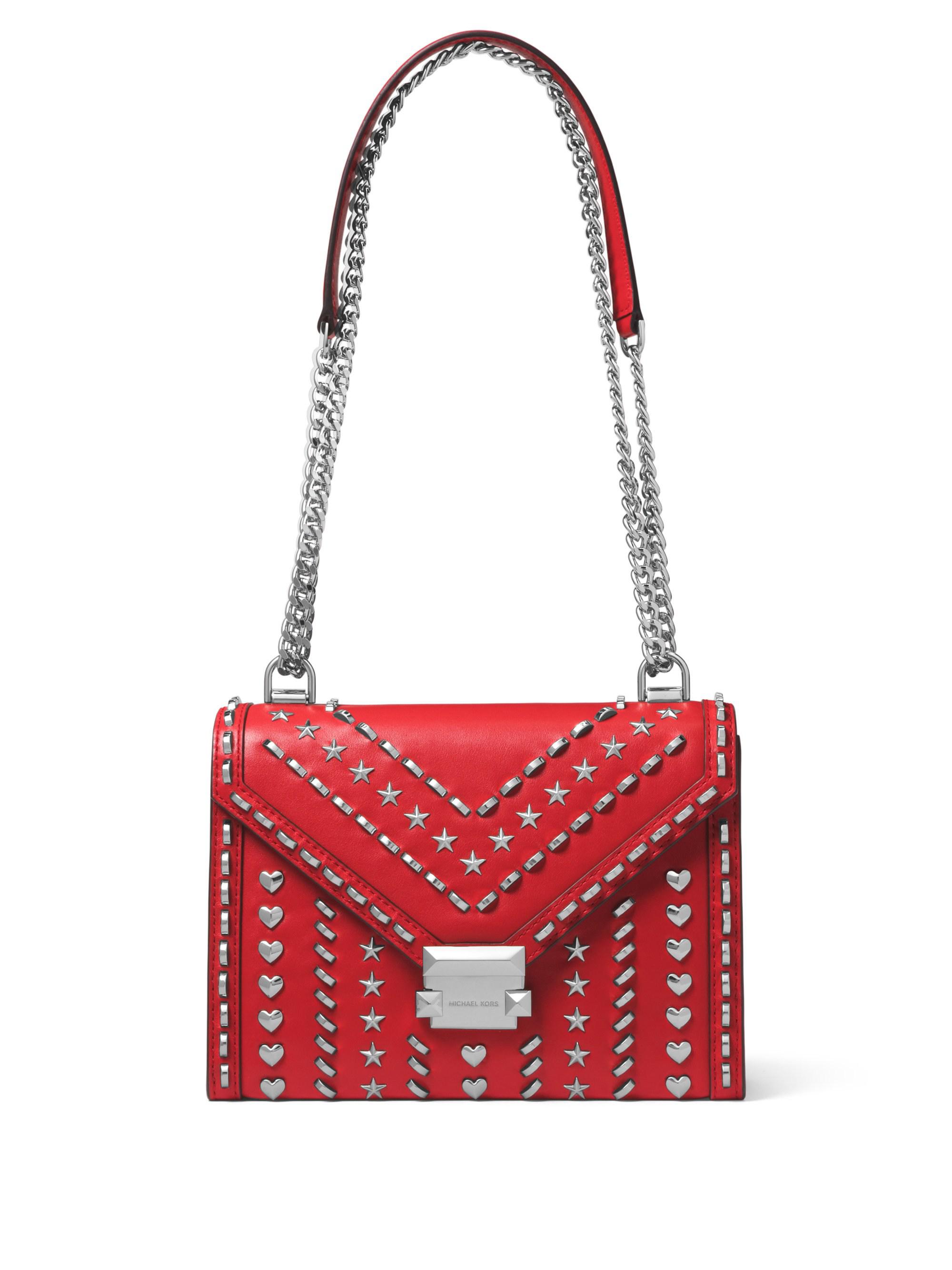 michael kors whitney red
