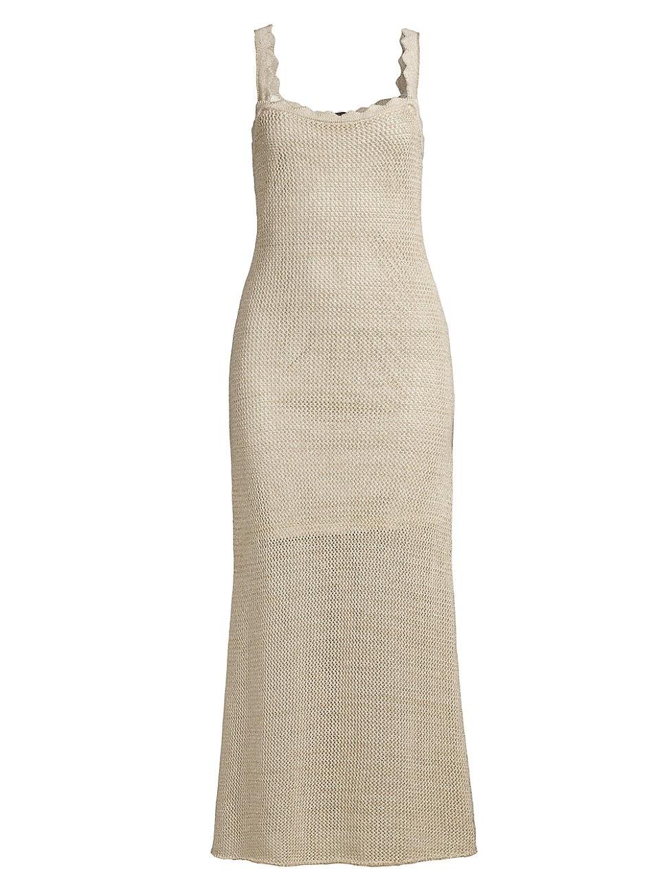 Toccin Bianca Knit Maxi Dress in Natural Lyst