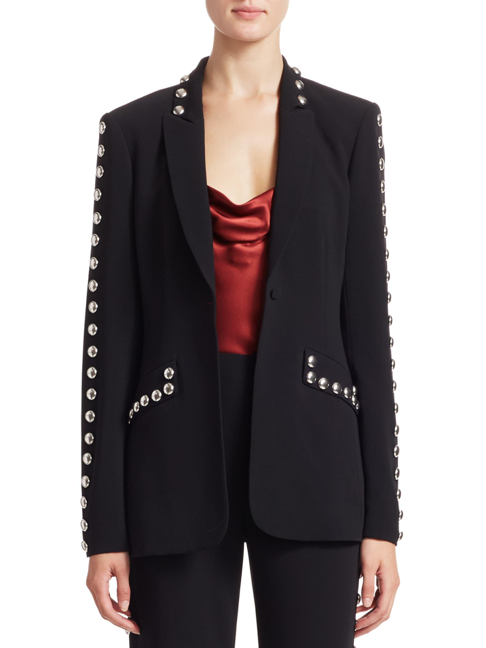 studded blazer