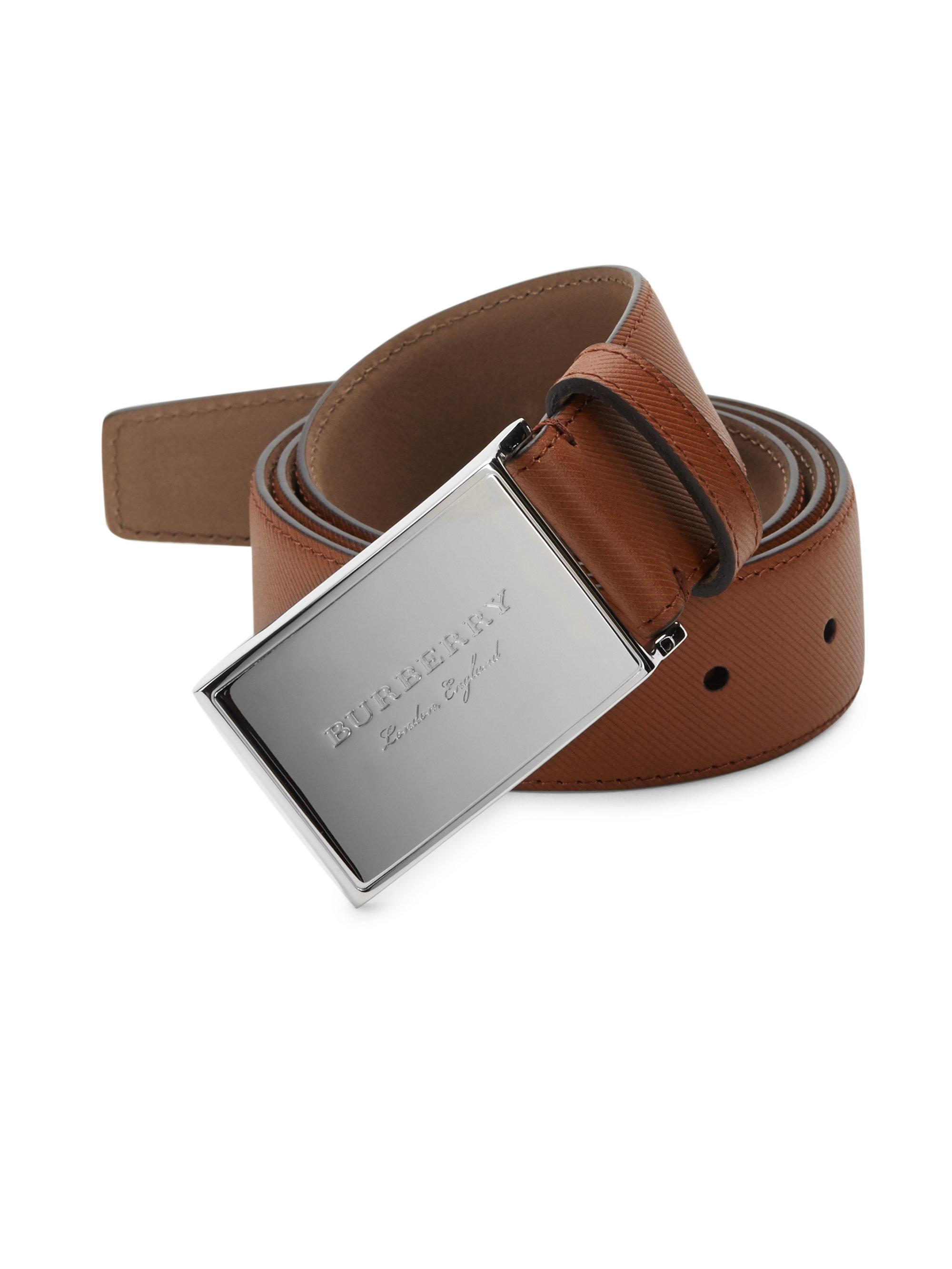 burberry bridle leather belt
