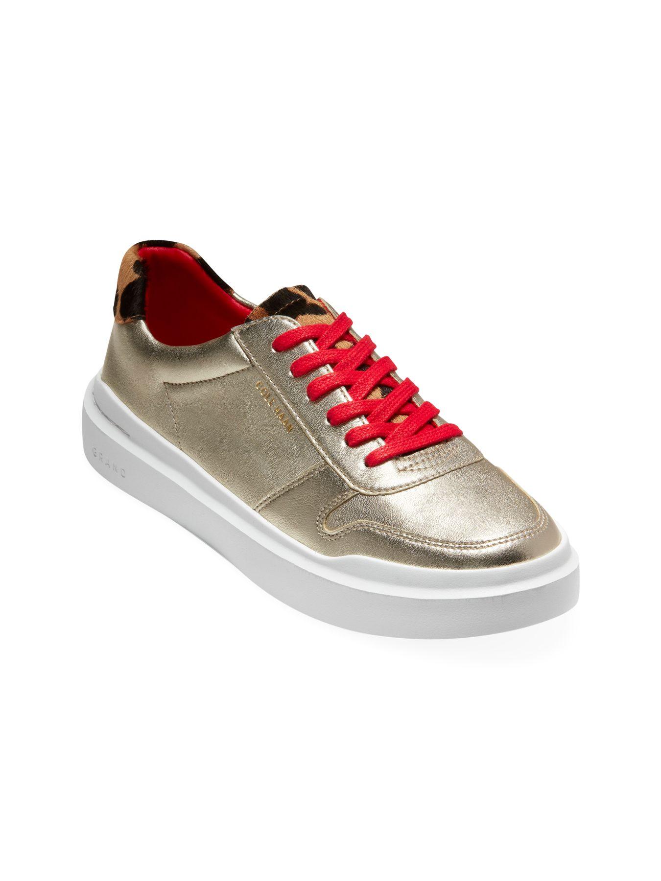 cole haan leopard sneakers