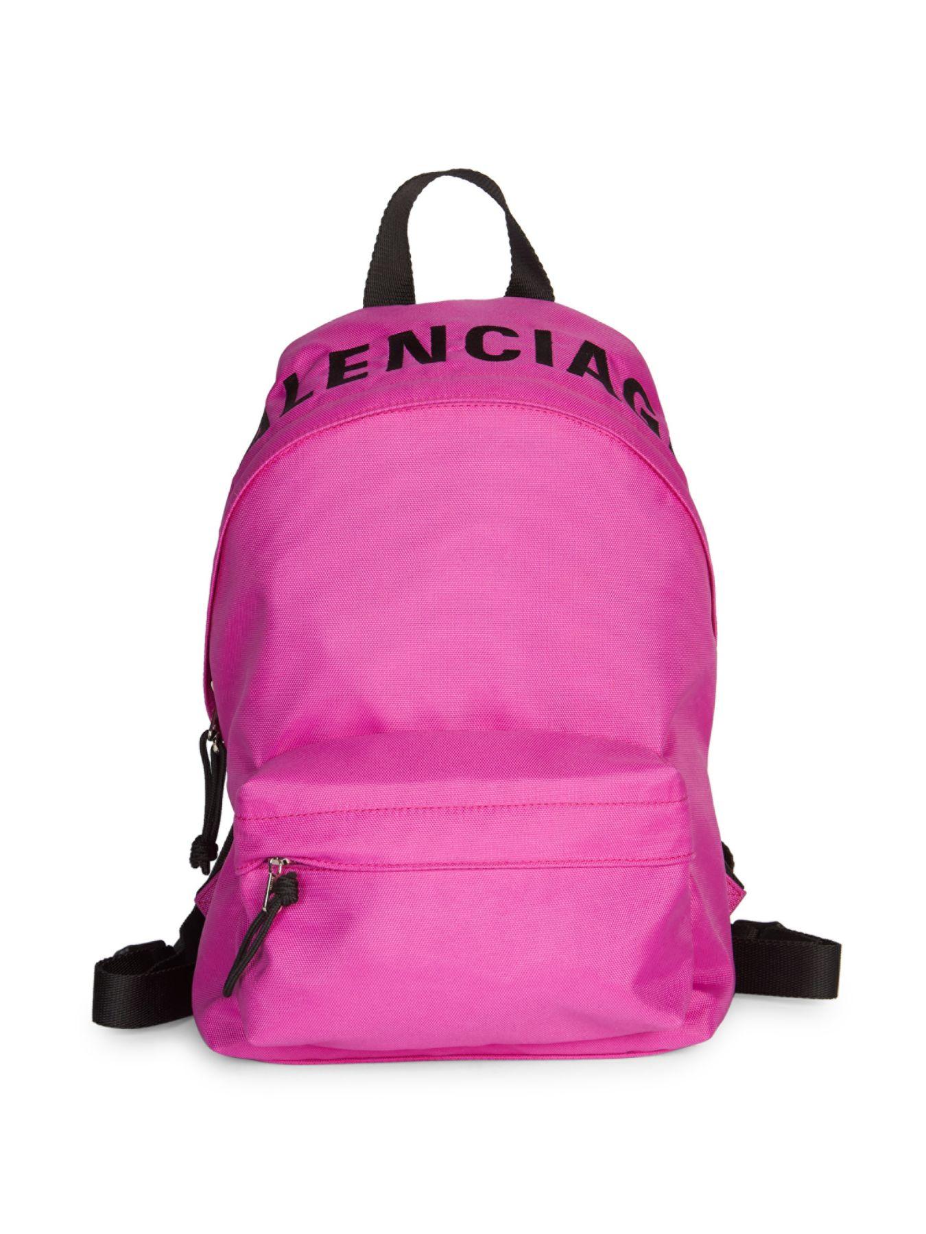 pink balenciaga backpack