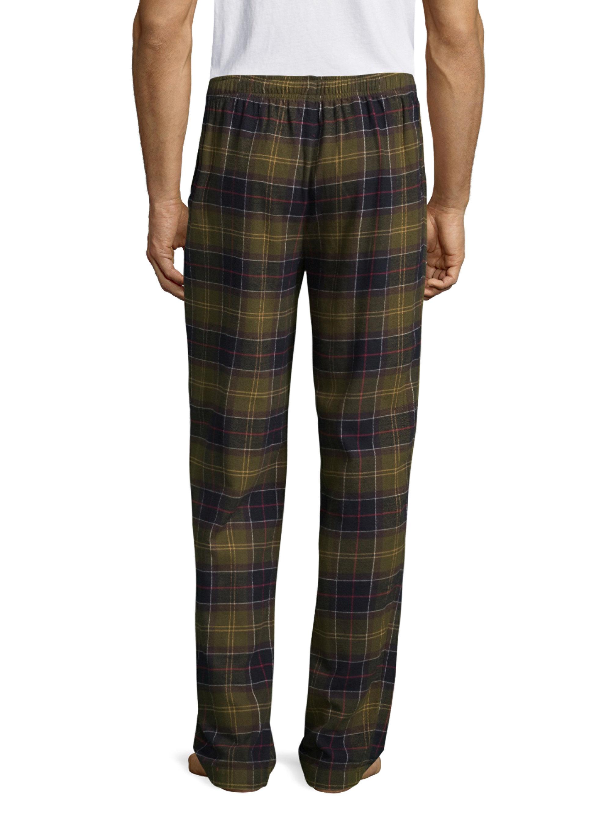 Barbour Plaid Cotton Pajama Pants for Men - Lyst