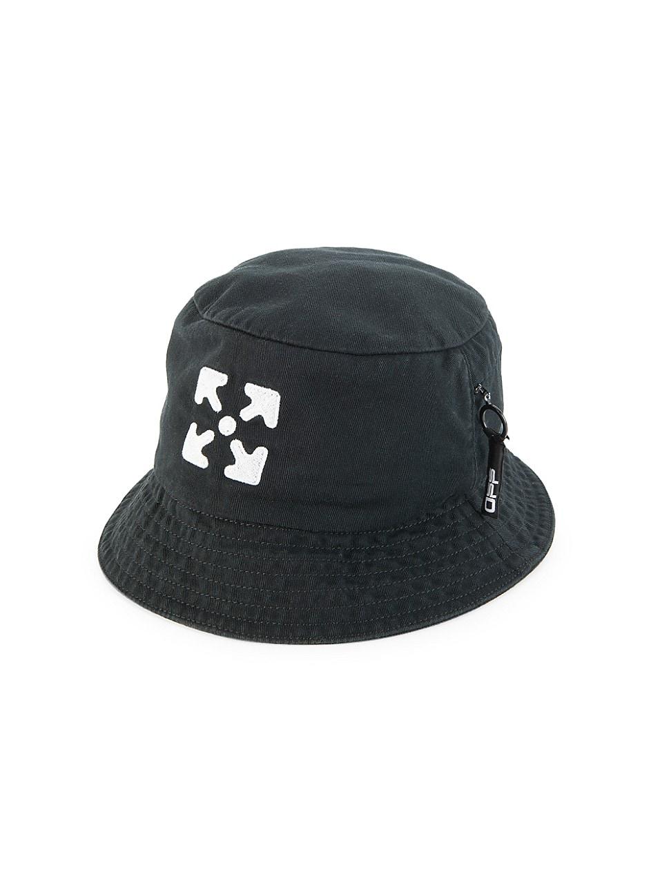 Virgil Abloh Cotton Logo Bucket Hat 