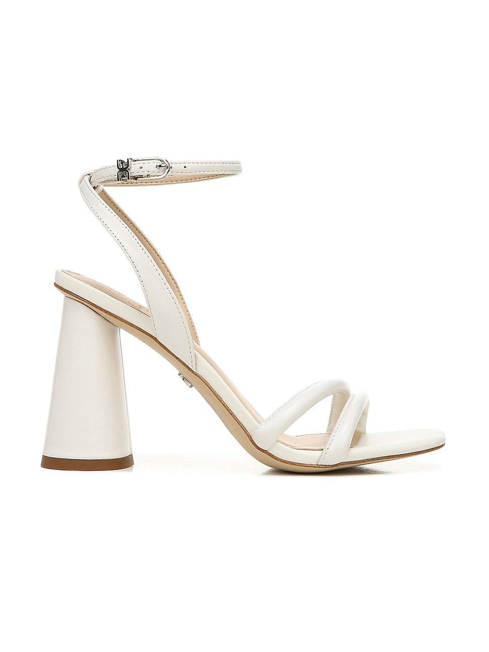 Sam Edelman Kia Strappy Leather Sandals in White Lyst