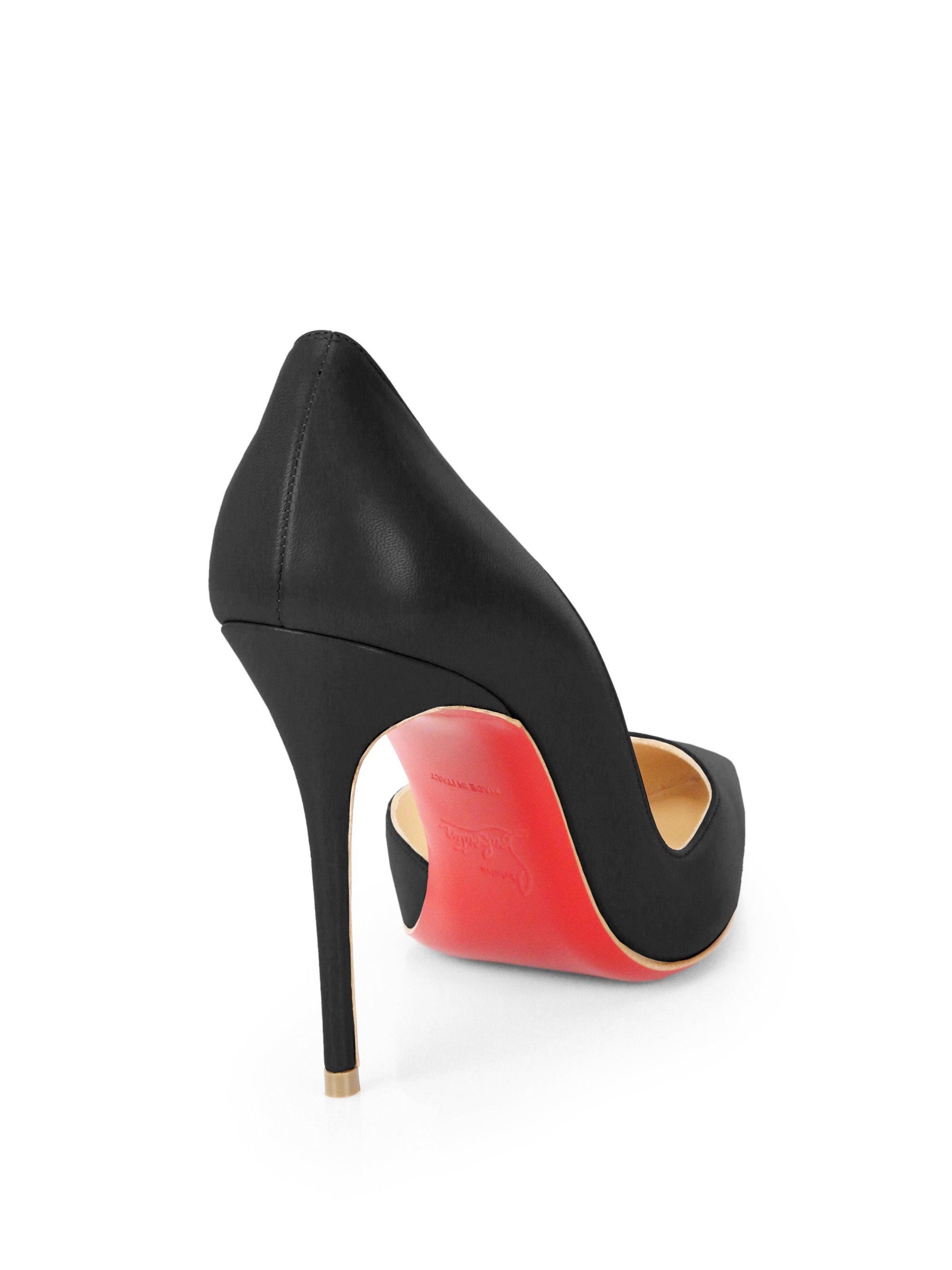 Lyst - Christian Louboutin Iriza Leather D'orsay Pumps in Black