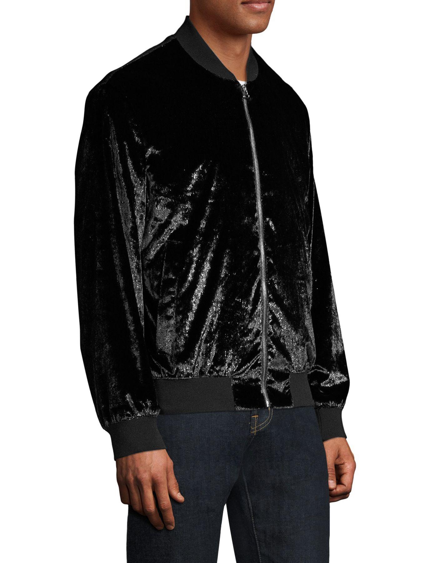 sparkling bomber jacket