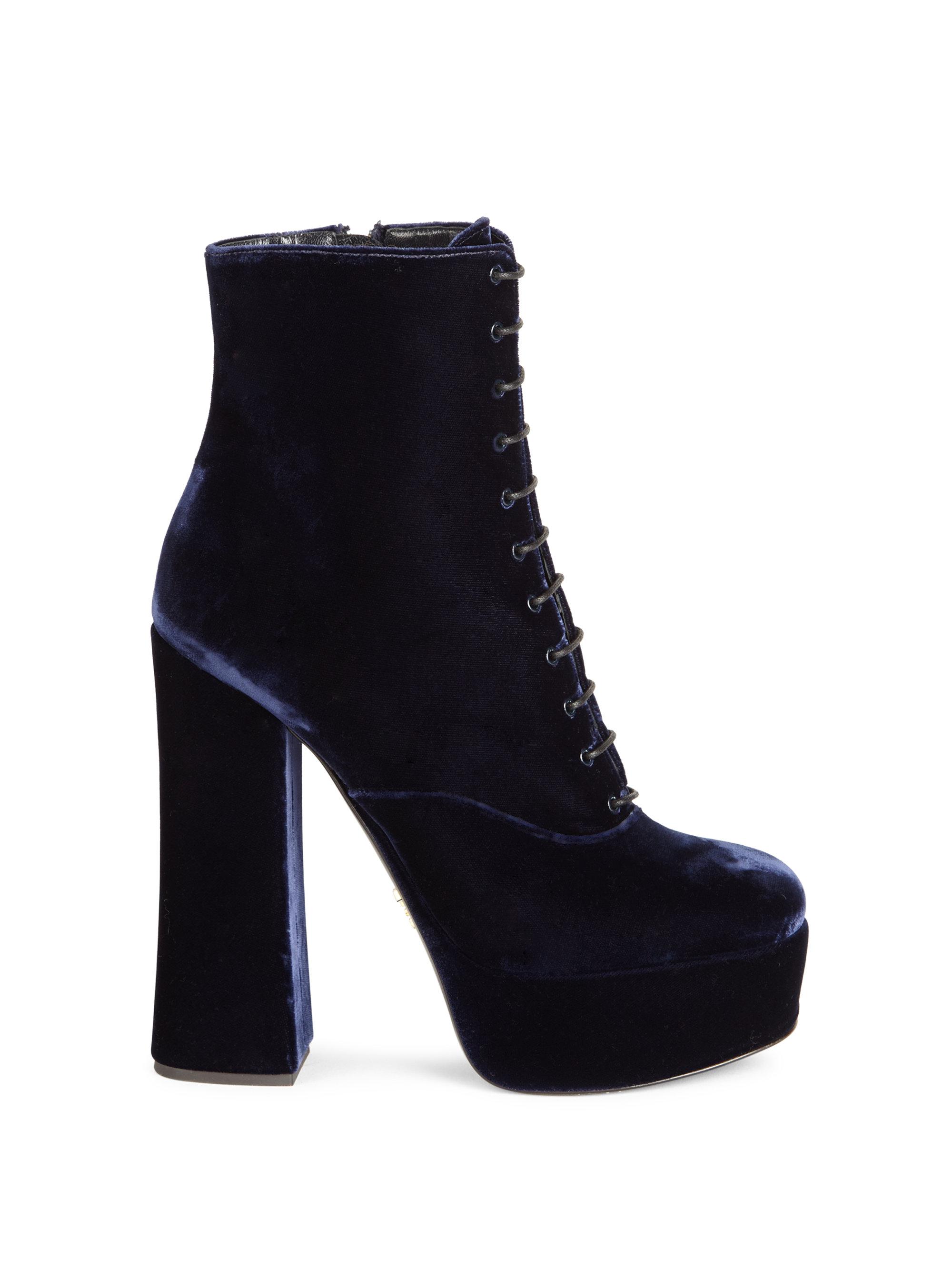 lace up platform booties