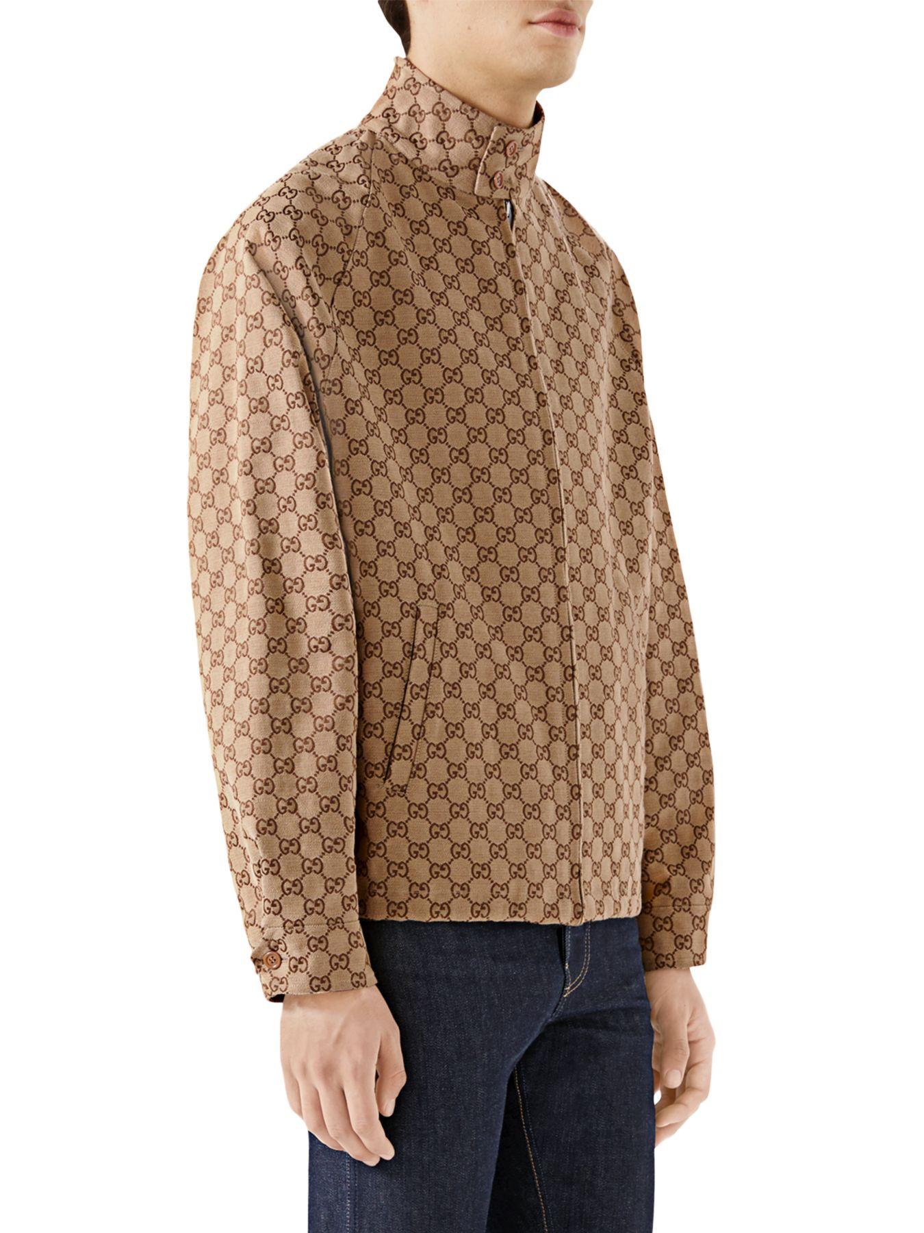 gucci canvas jacket
