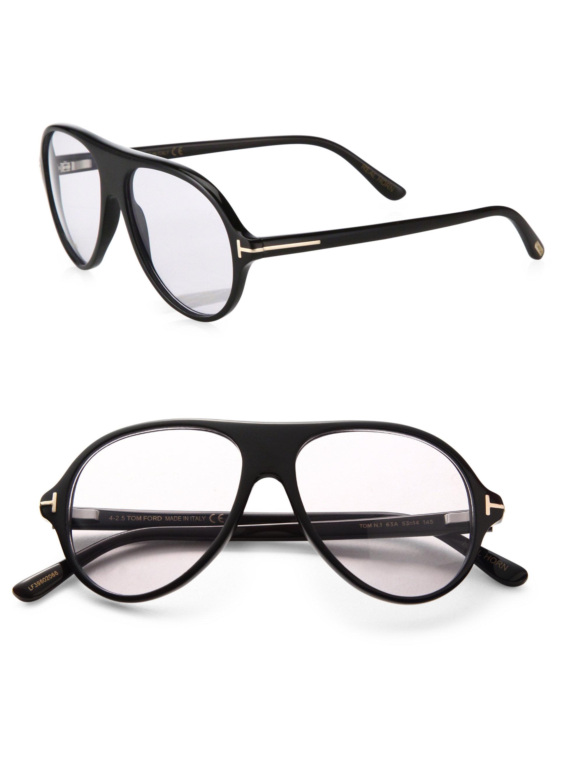 Tom Ford Private Collection Tom N.1 Round Optical Glasses in Black for Men  | Lyst