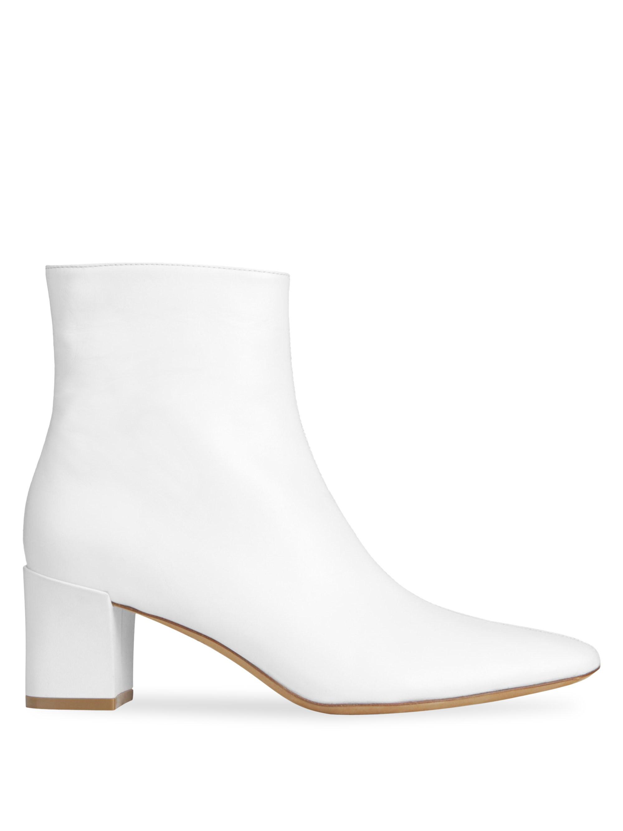 vince lanica bootie white