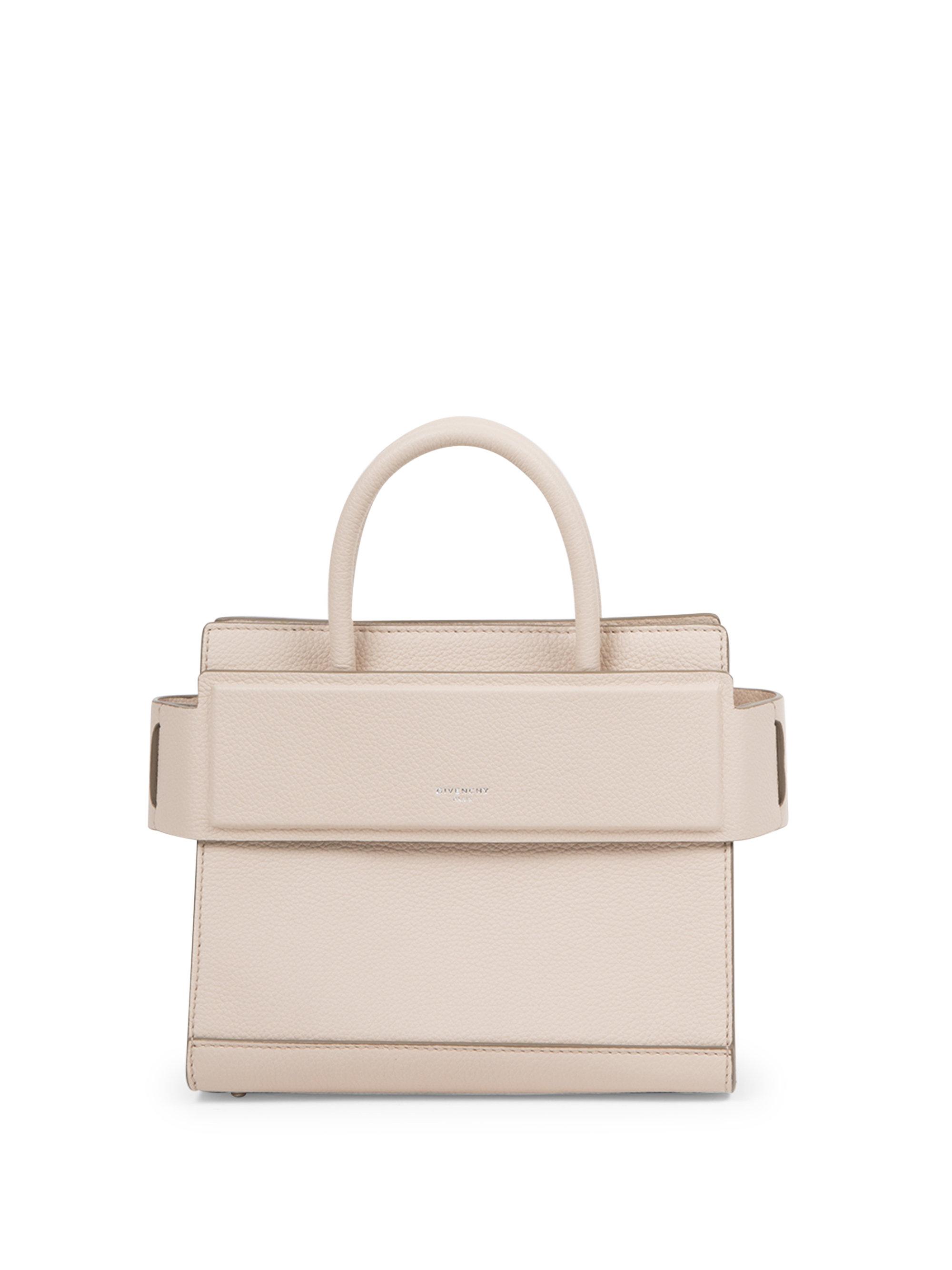 Givenchy Horizon Mini Leather Shoulder Bag in Natural | Lyst