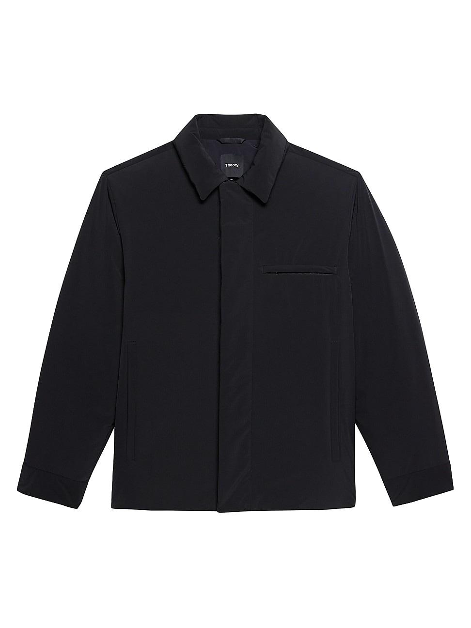 Theory Danny Paper Nylon Jacket in Blue for Men Lyst