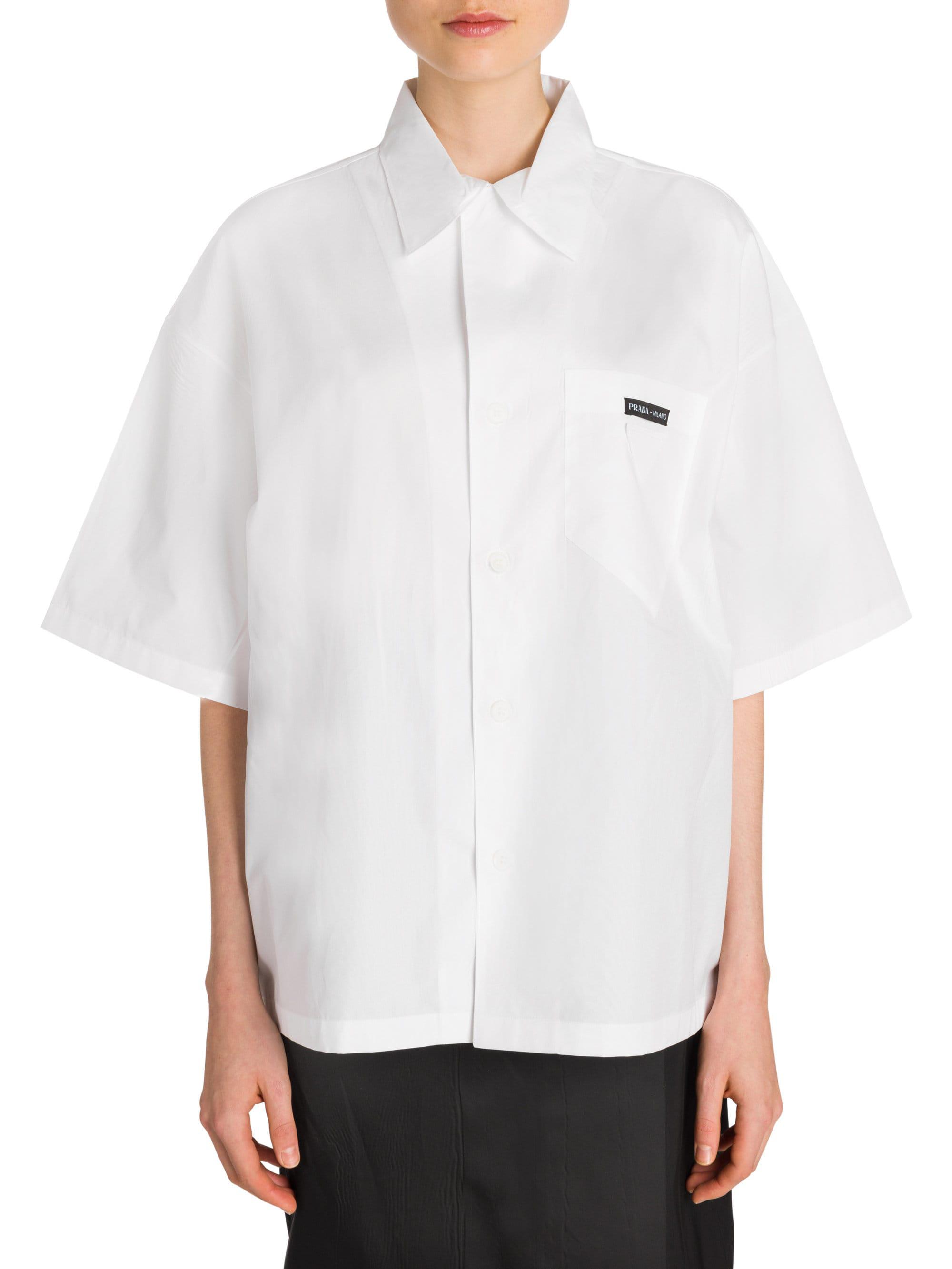 prada oversized shirt