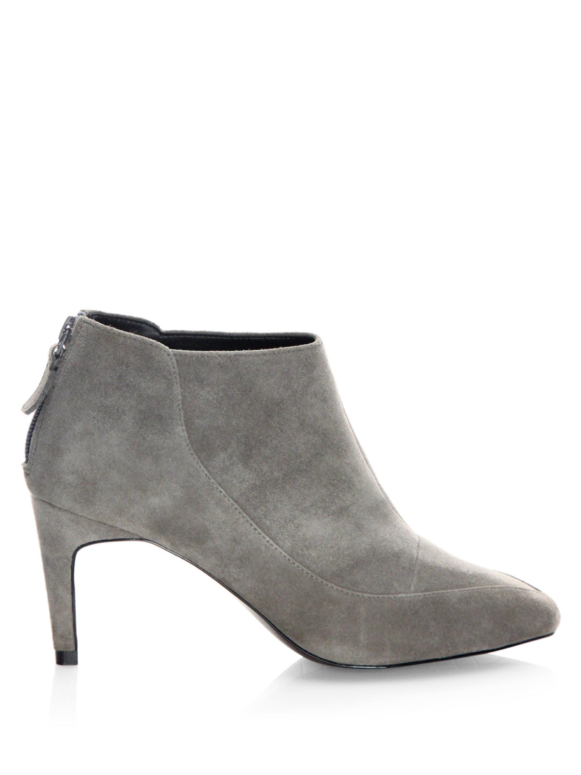 cole haan booties suede